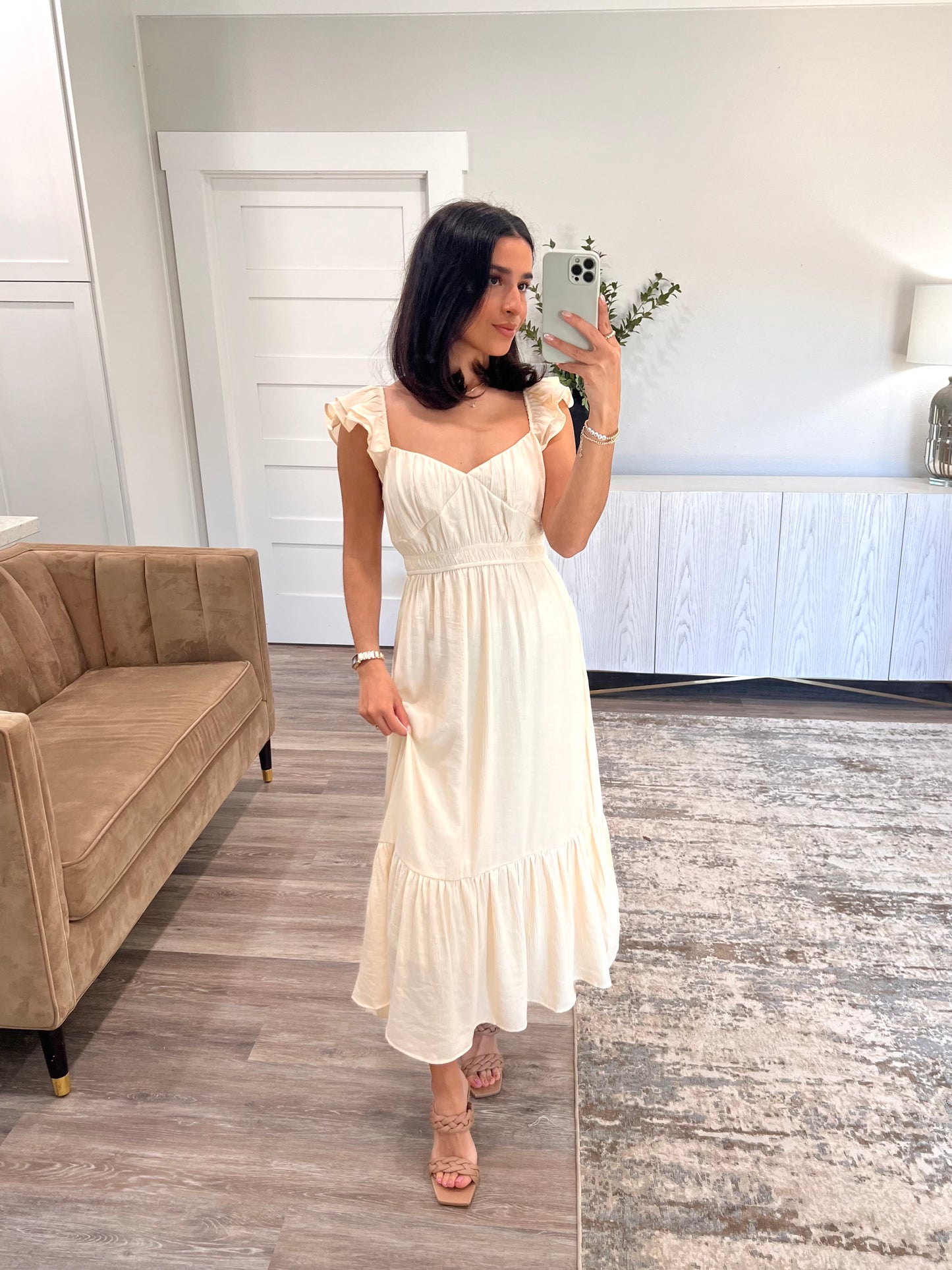 Empire Waist Midi Dress
