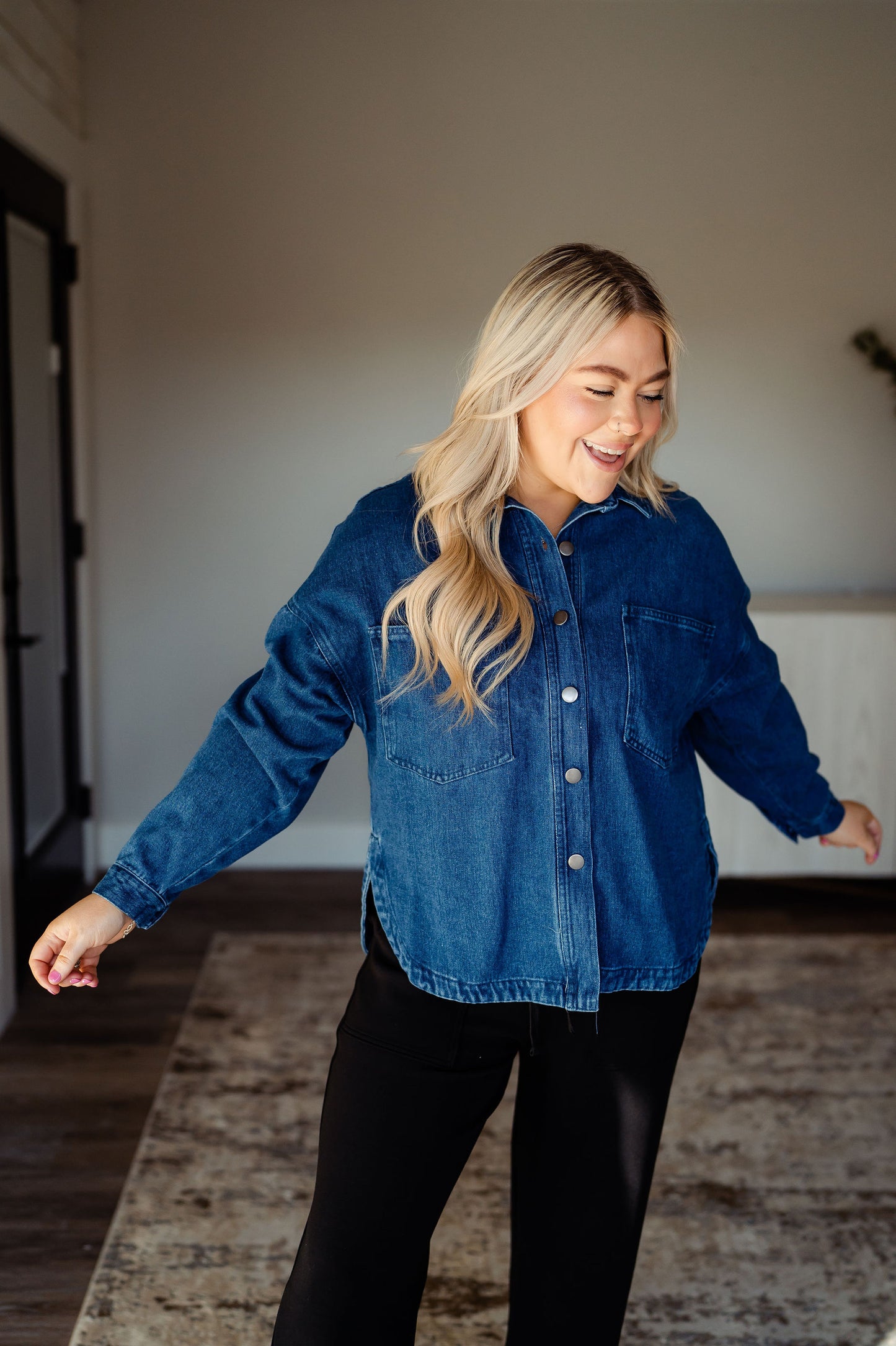 Daring Denim Shacket