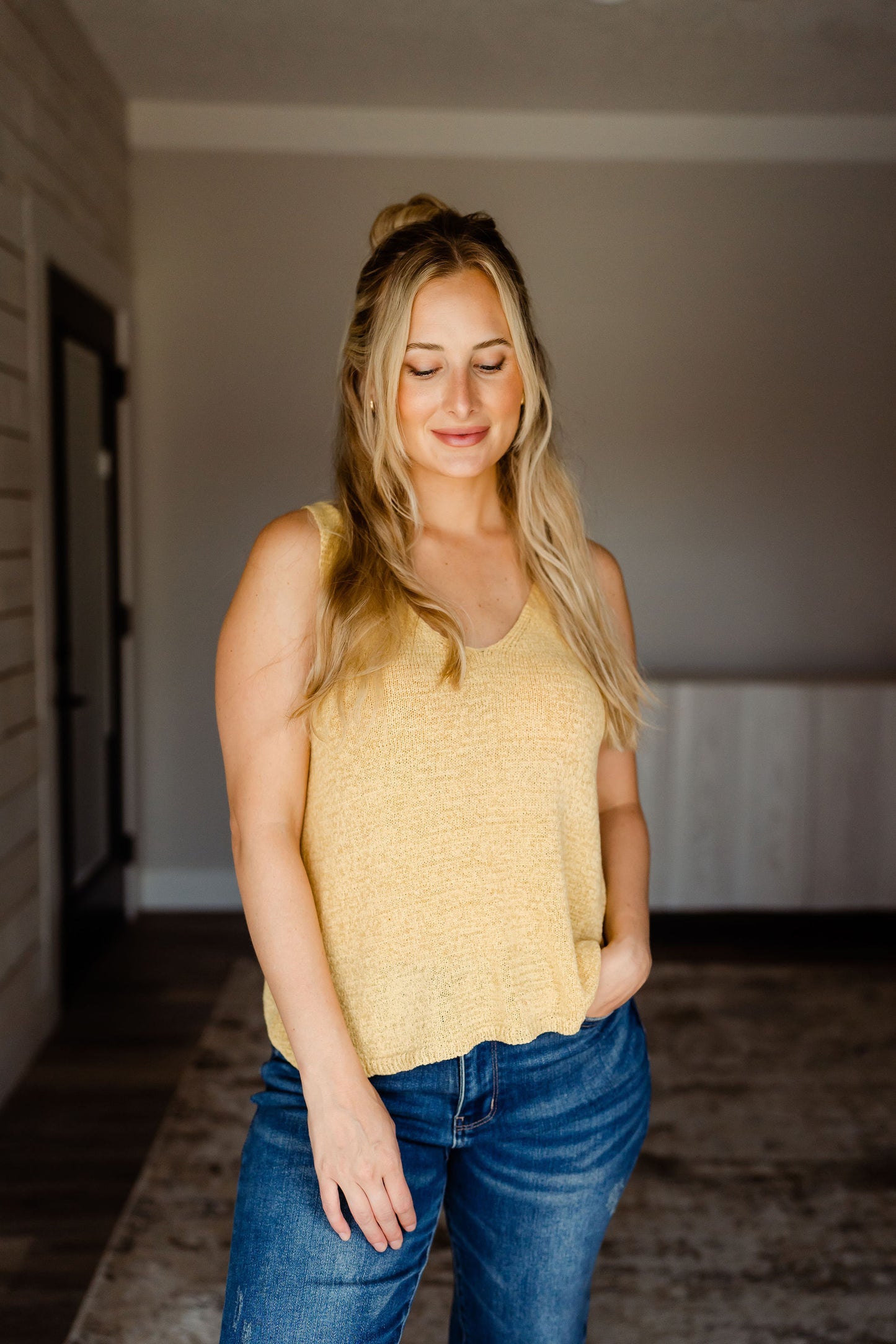 Butterscotch Knit Tank