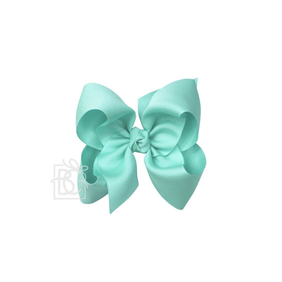 Grosgrain Double Knot Bow | Aquamarine