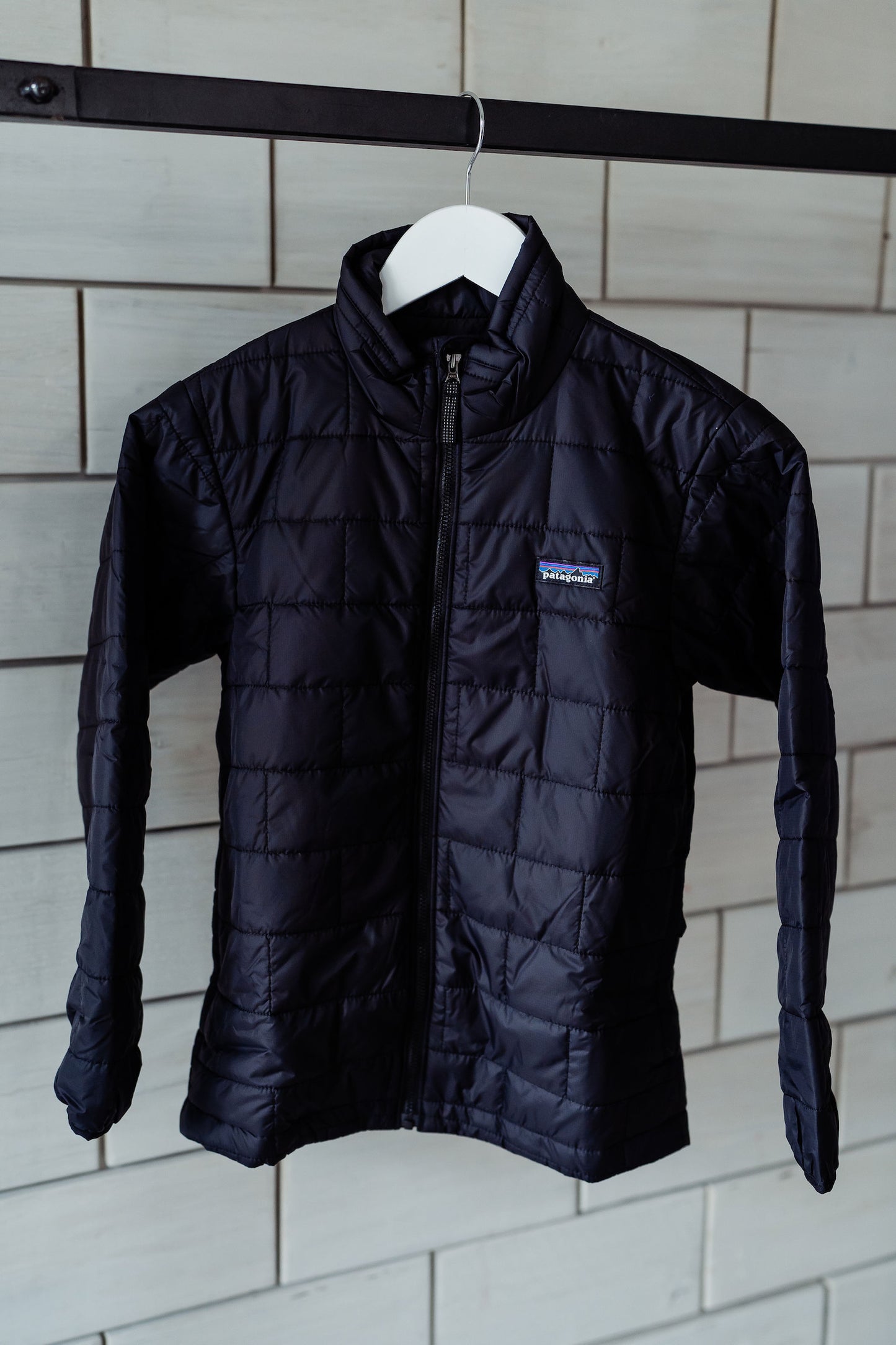 Kids Patagonia Nano Puff Brick Quilted Jacket