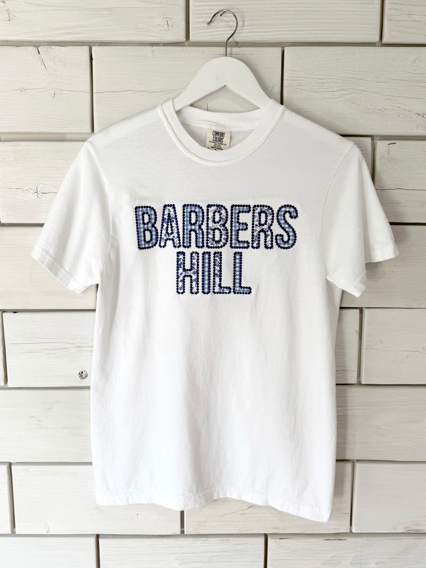 Adult Barbers Hill Applique Tee
