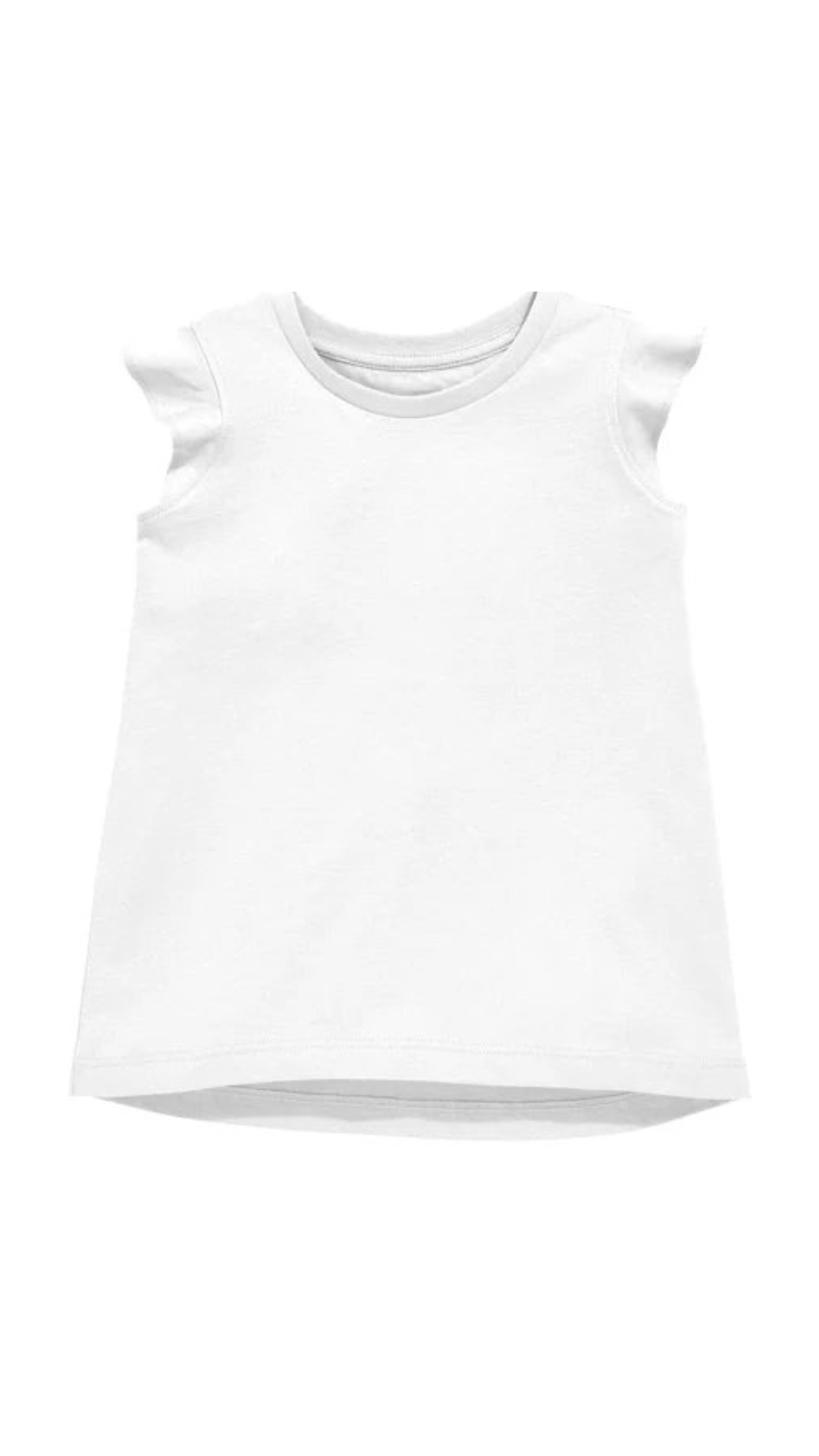 Ruffle Shirt | Solid White
