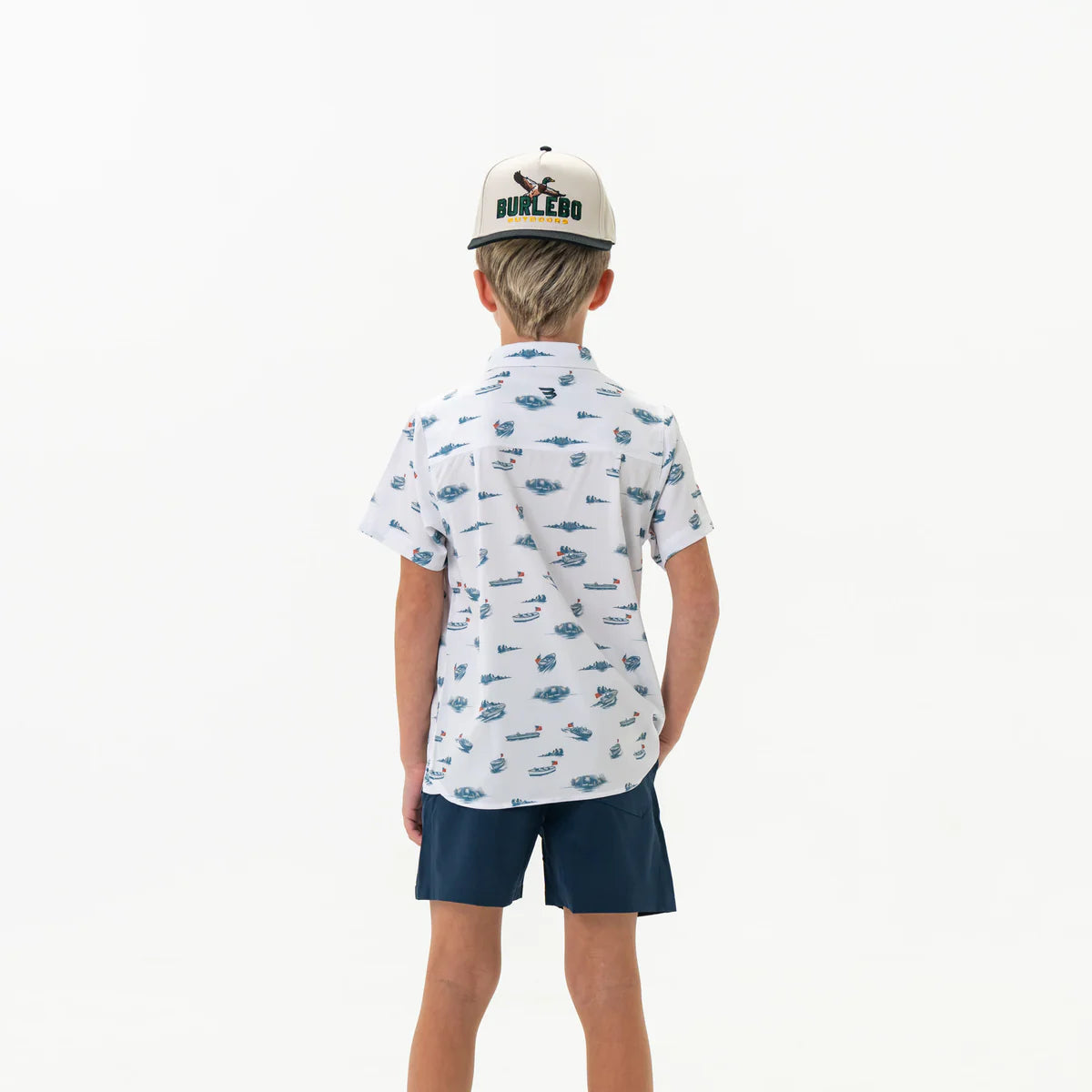 Boys Burlebo Lake Weekend Button Up