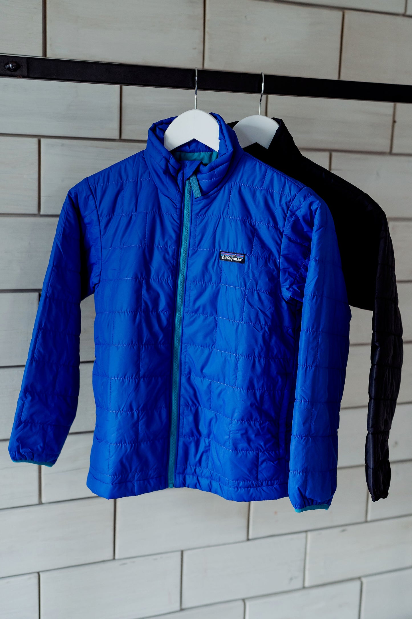 Kids Patagonia Nano Puff Brick Quilted Jacket