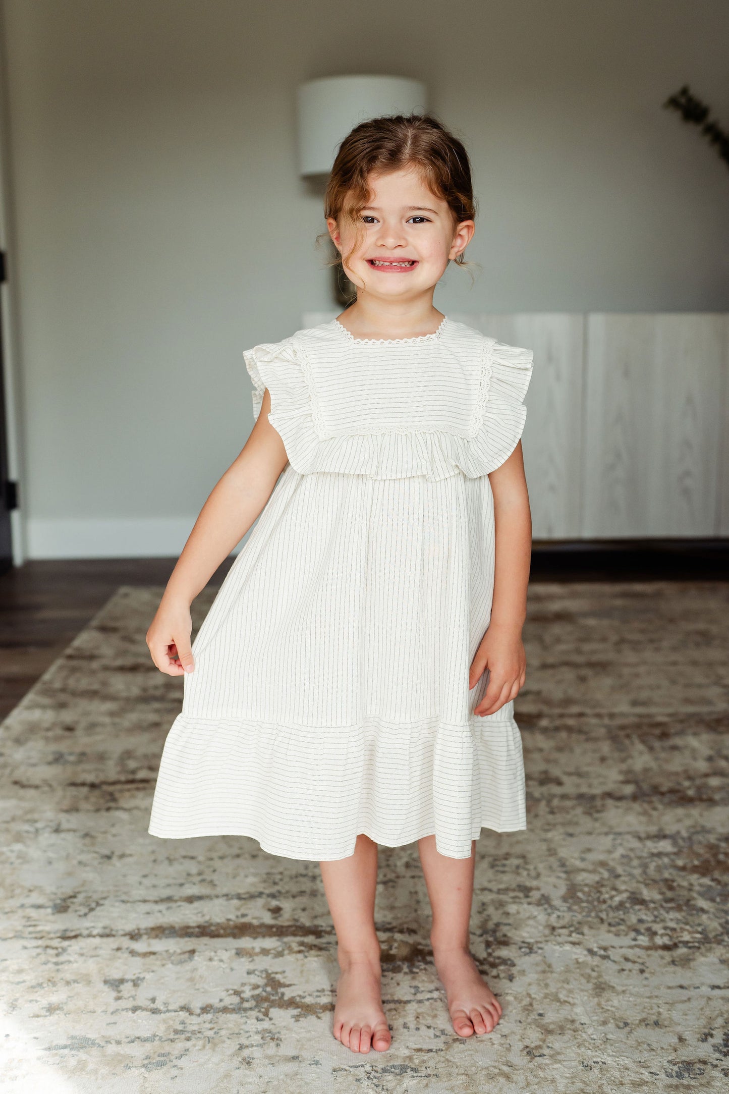 Simply Sweet Lace Trim Dress