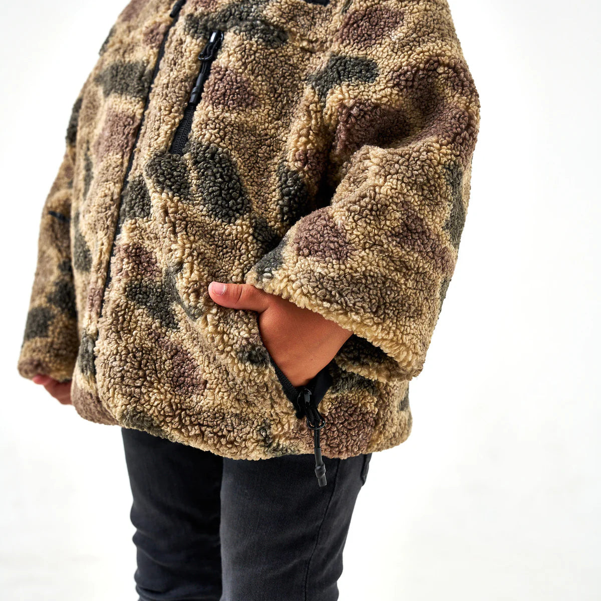 Boys Burlebo Full Zip Jacket - Rocky Mountain Sherpa