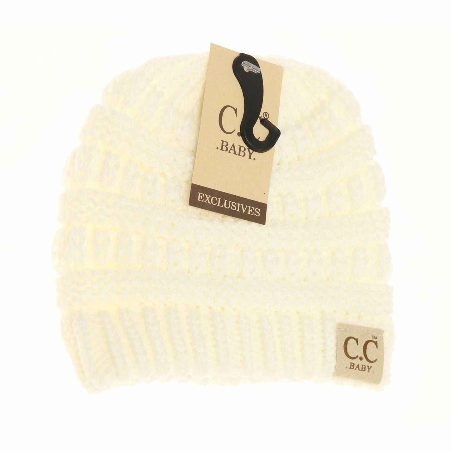 C.C Baby Solid Beanie - Ivory