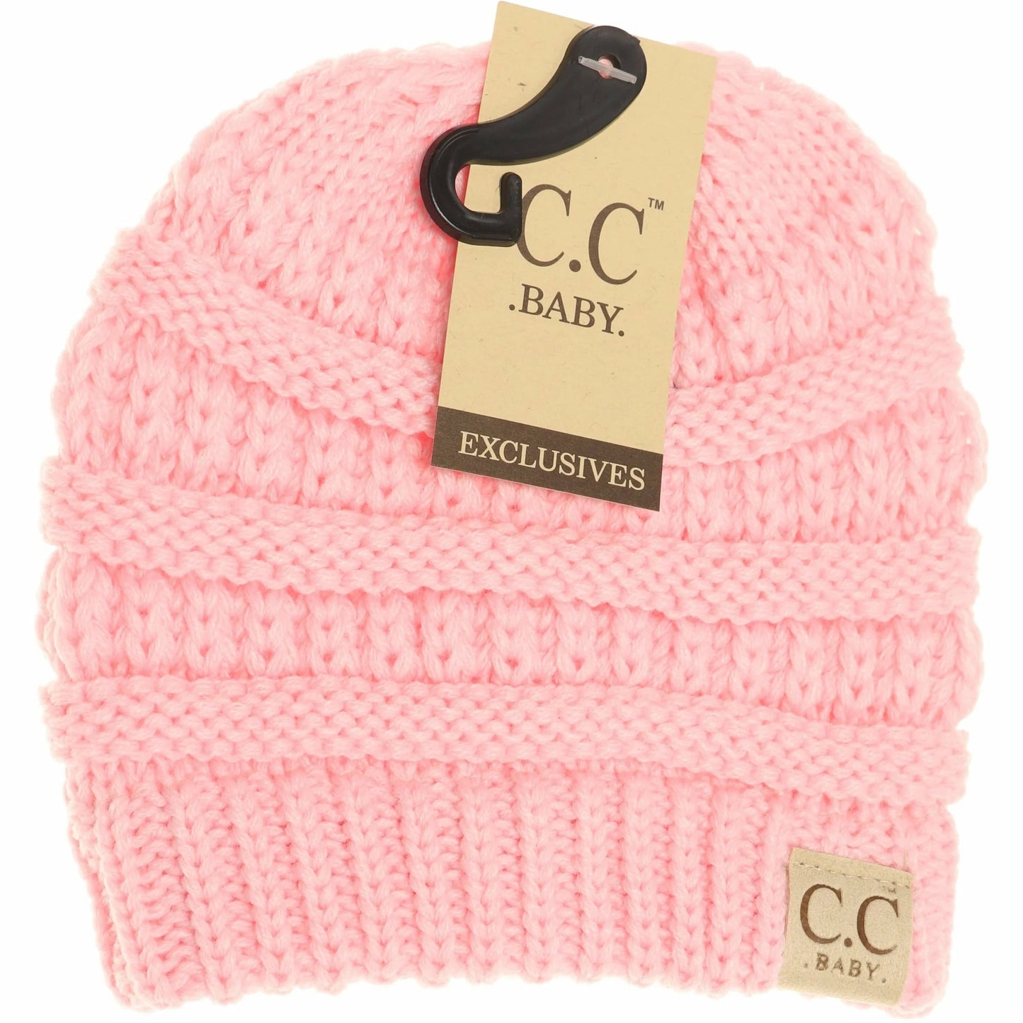 C.C Baby Solid Beanie - Pale Pink