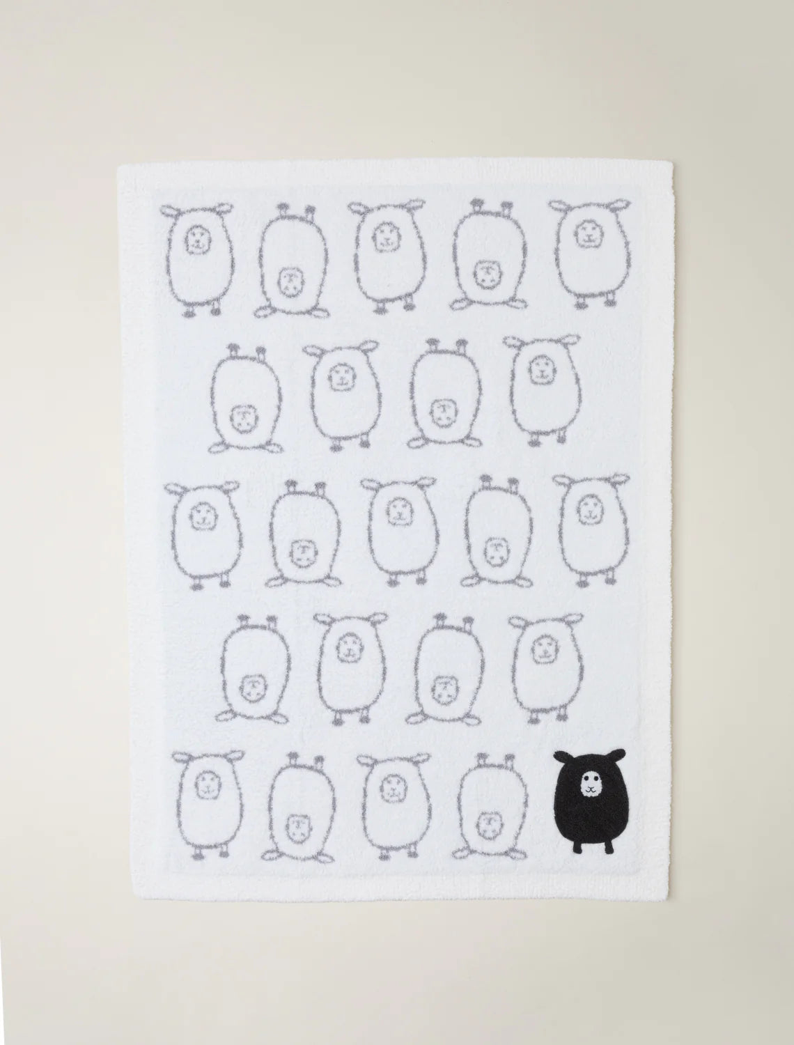 Barefoot Dreams CozyChic Black Sheep Blanket