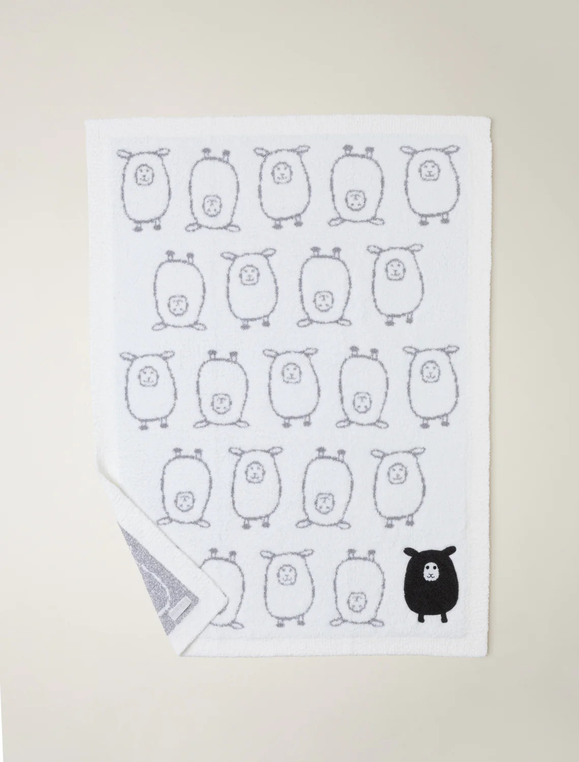 Barefoot Dreams CozyChic Black Sheep Blanket