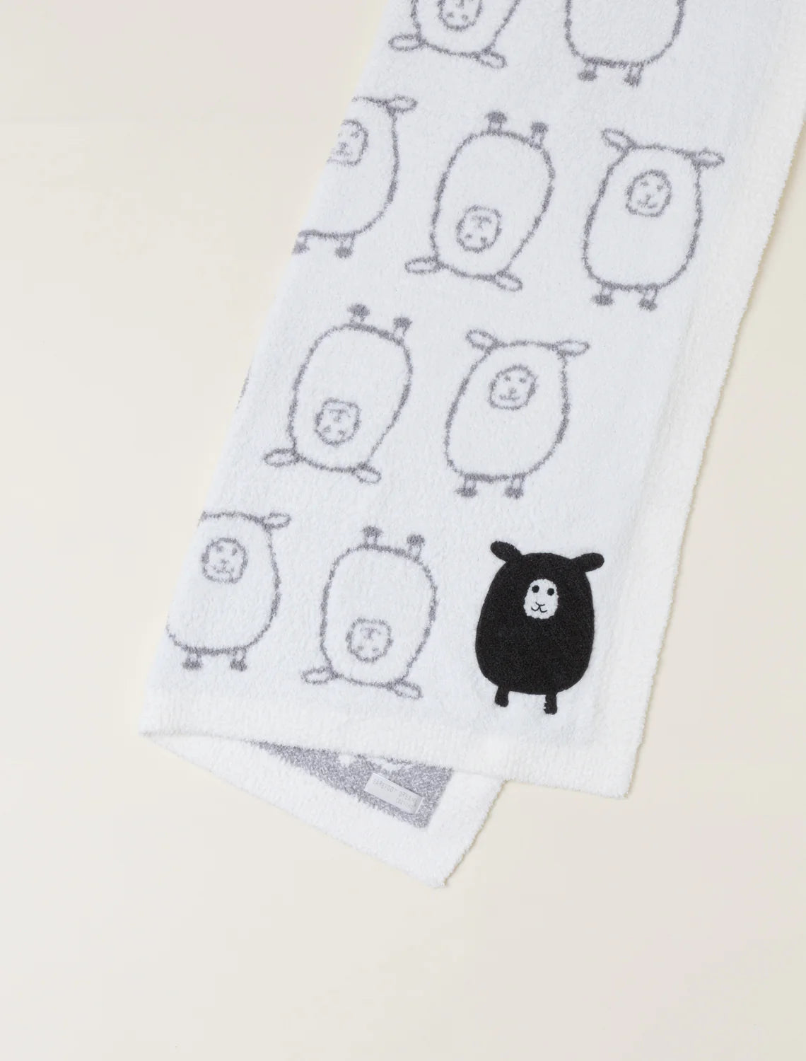 Barefoot Dreams CozyChic Black Sheep Blanket