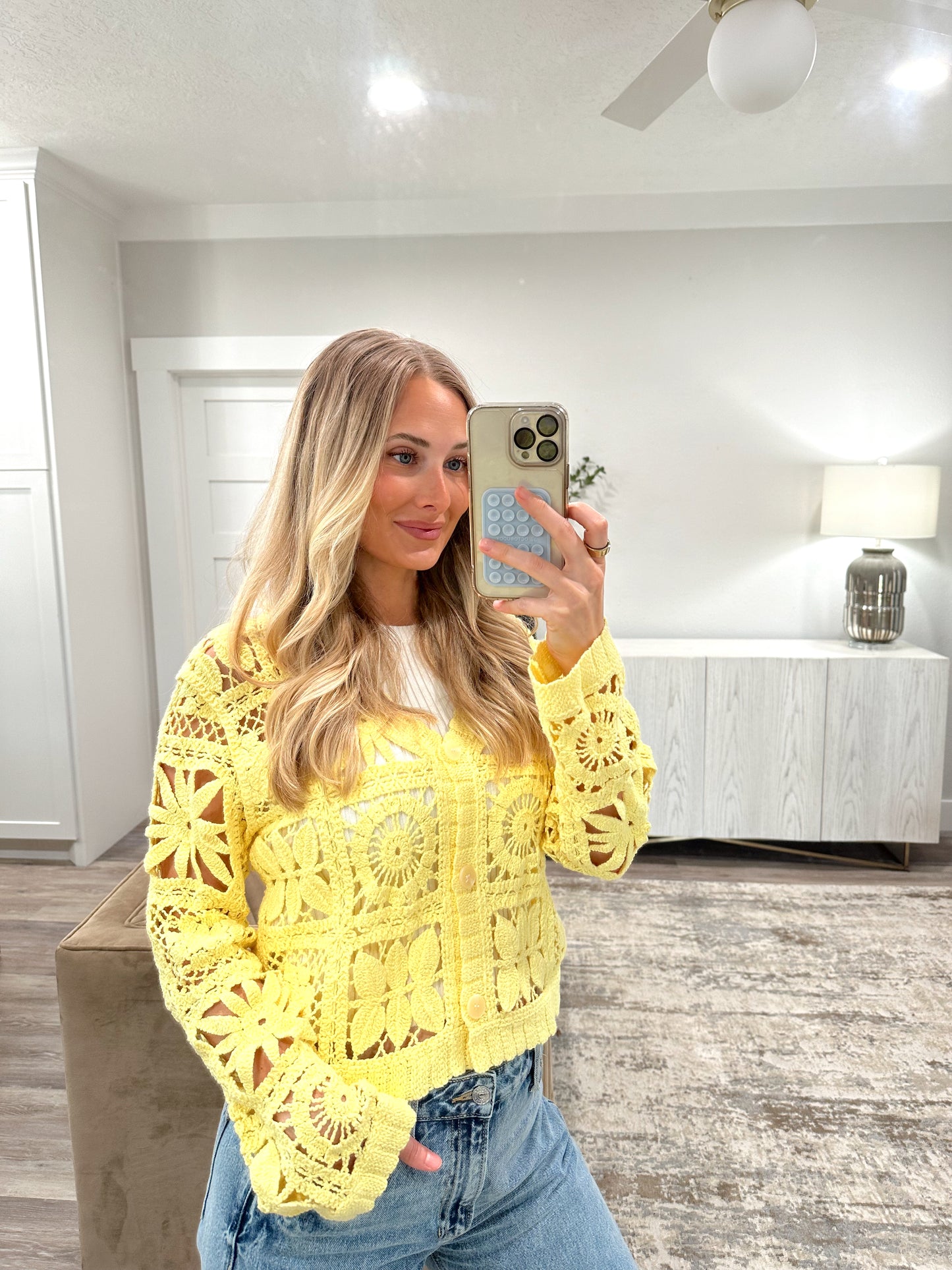 Limoncello Crochet Cardigan