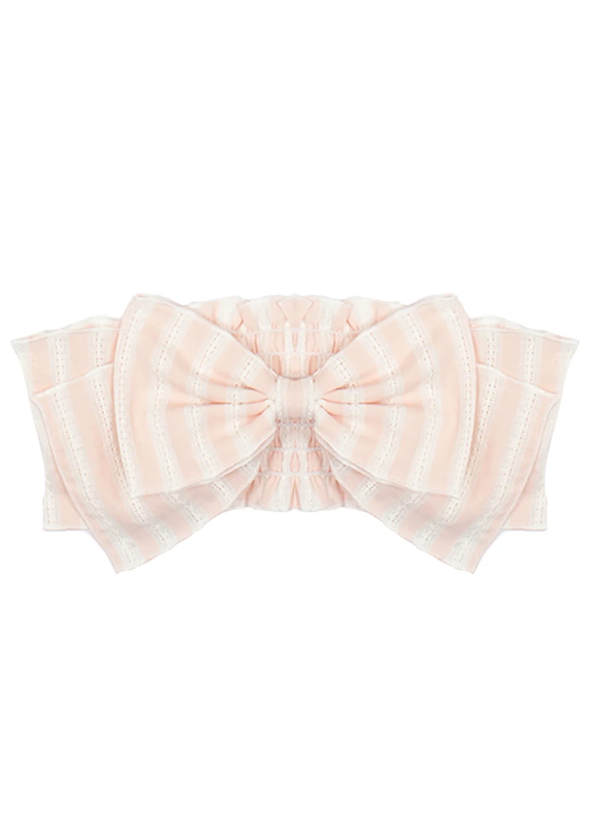 Catalina Striped Clip Bow