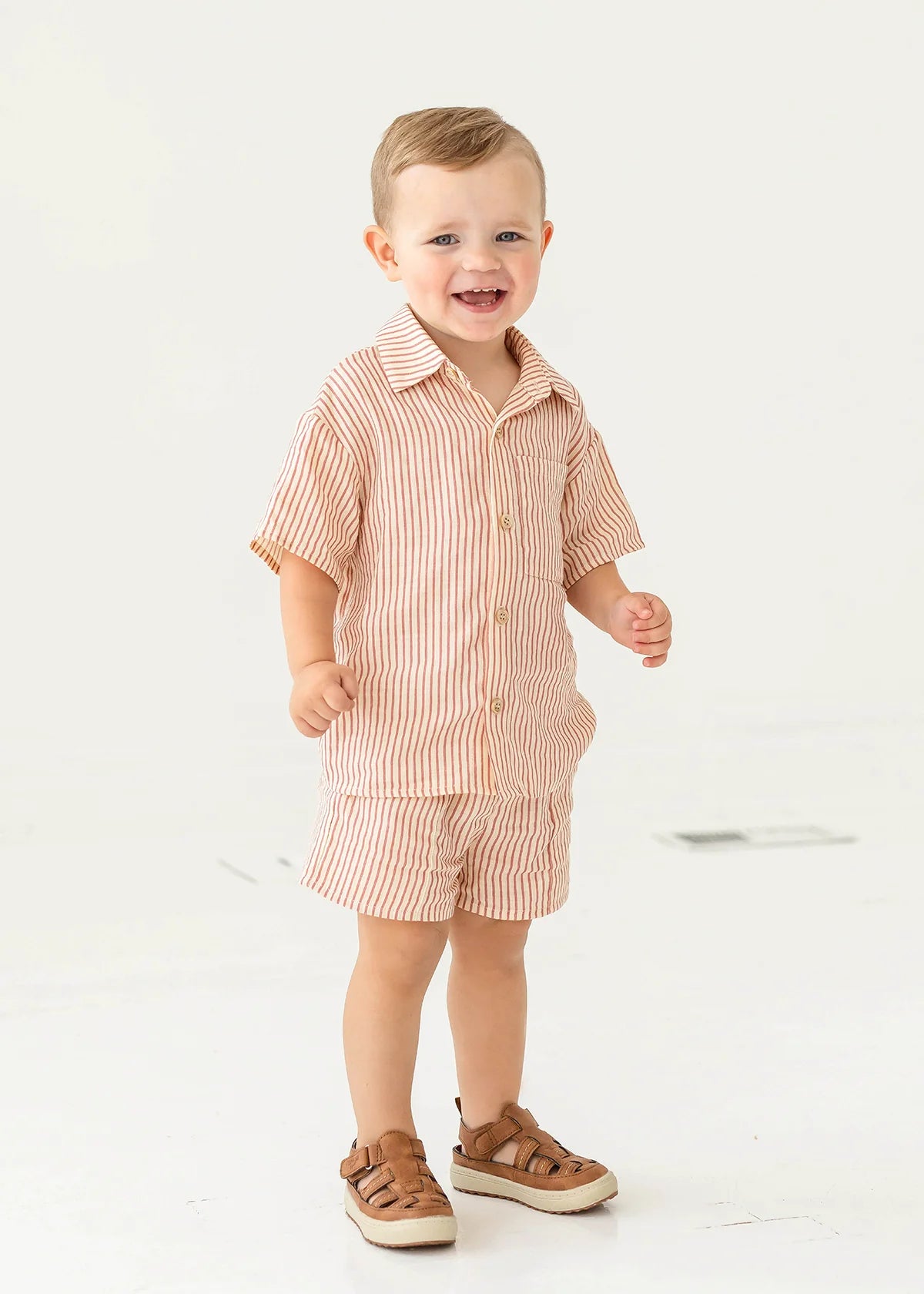 Cranberry Crush Two Piece Shorts Set