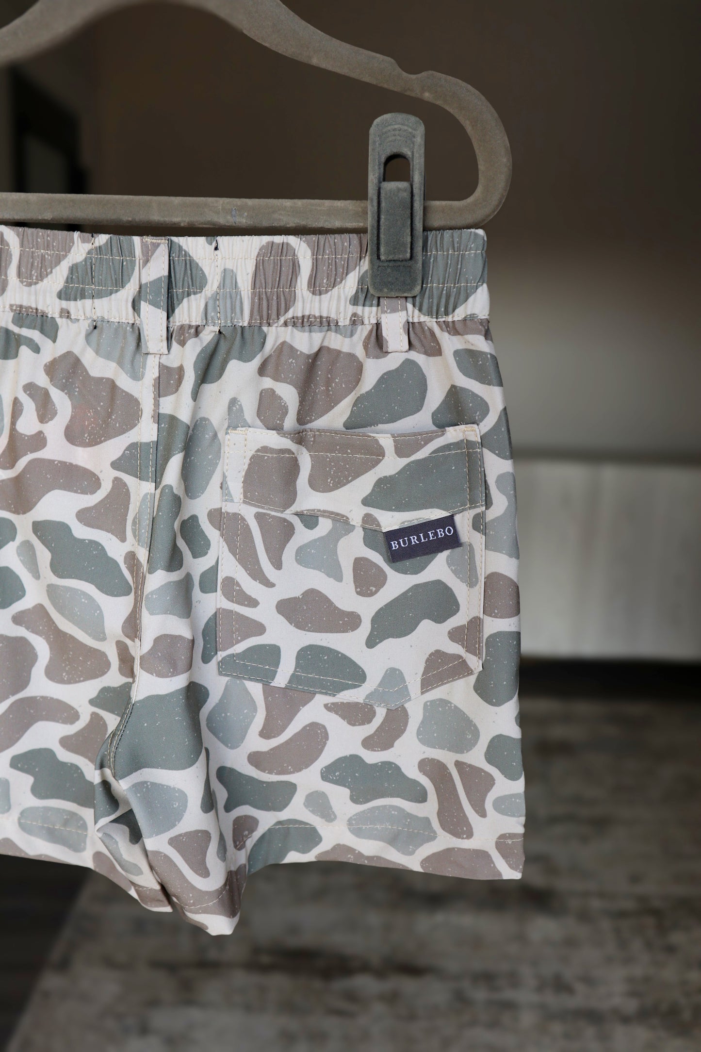 Boys Burlebo Everyday Shorts - Classic Deer Camo
