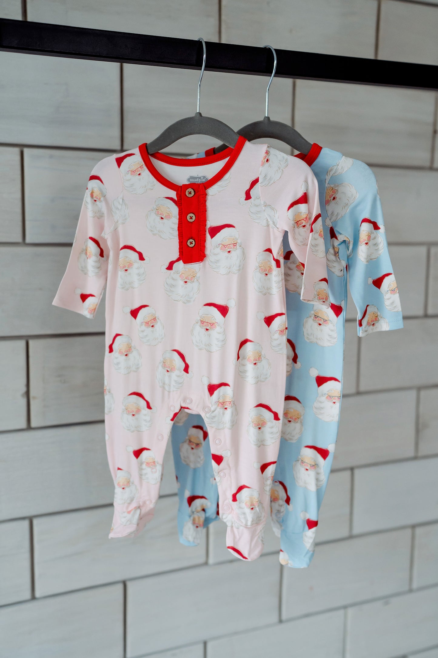 Pink Vintage Santa Baby Sleeper