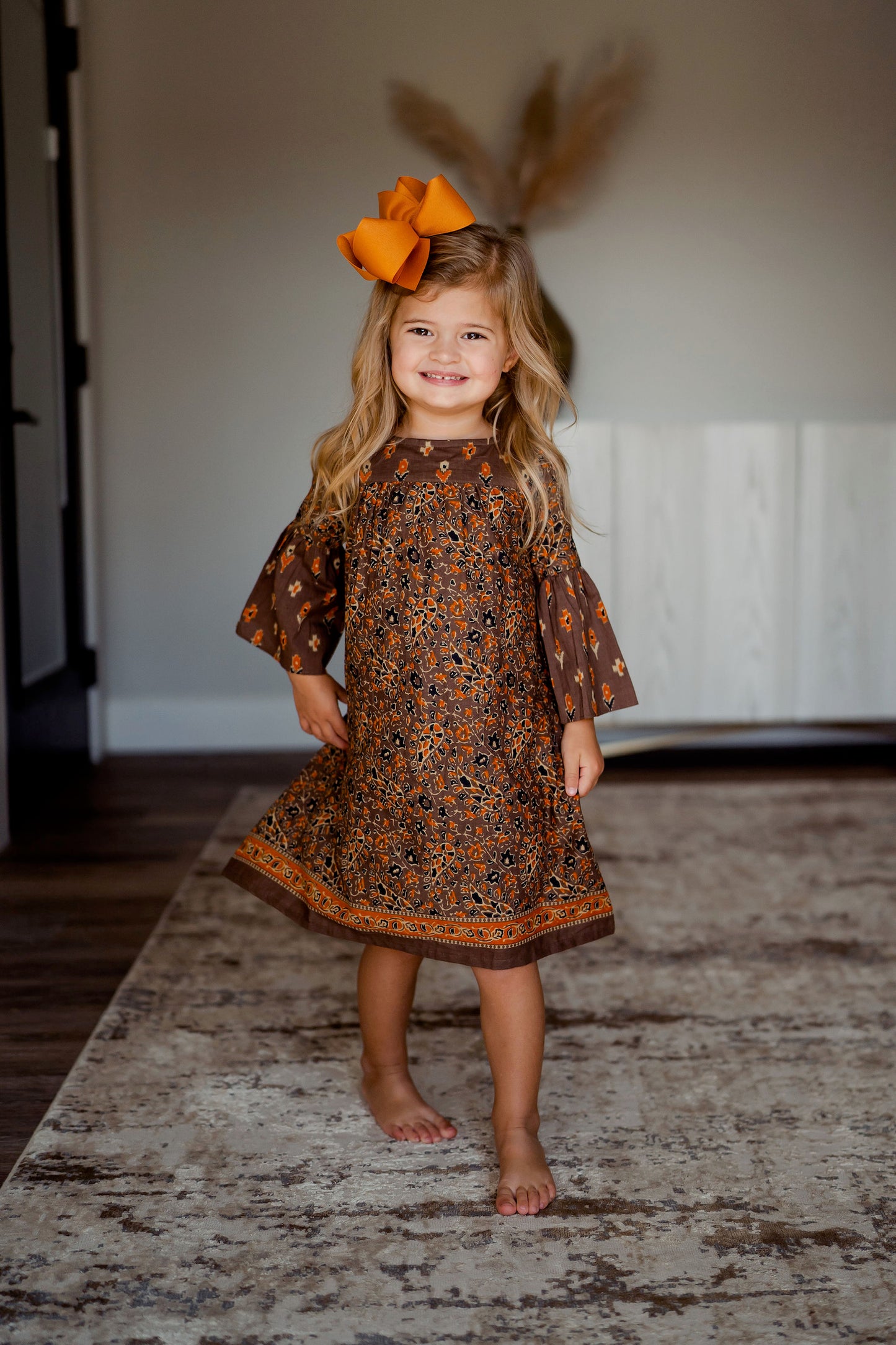 Paisley Pumpkin Dress