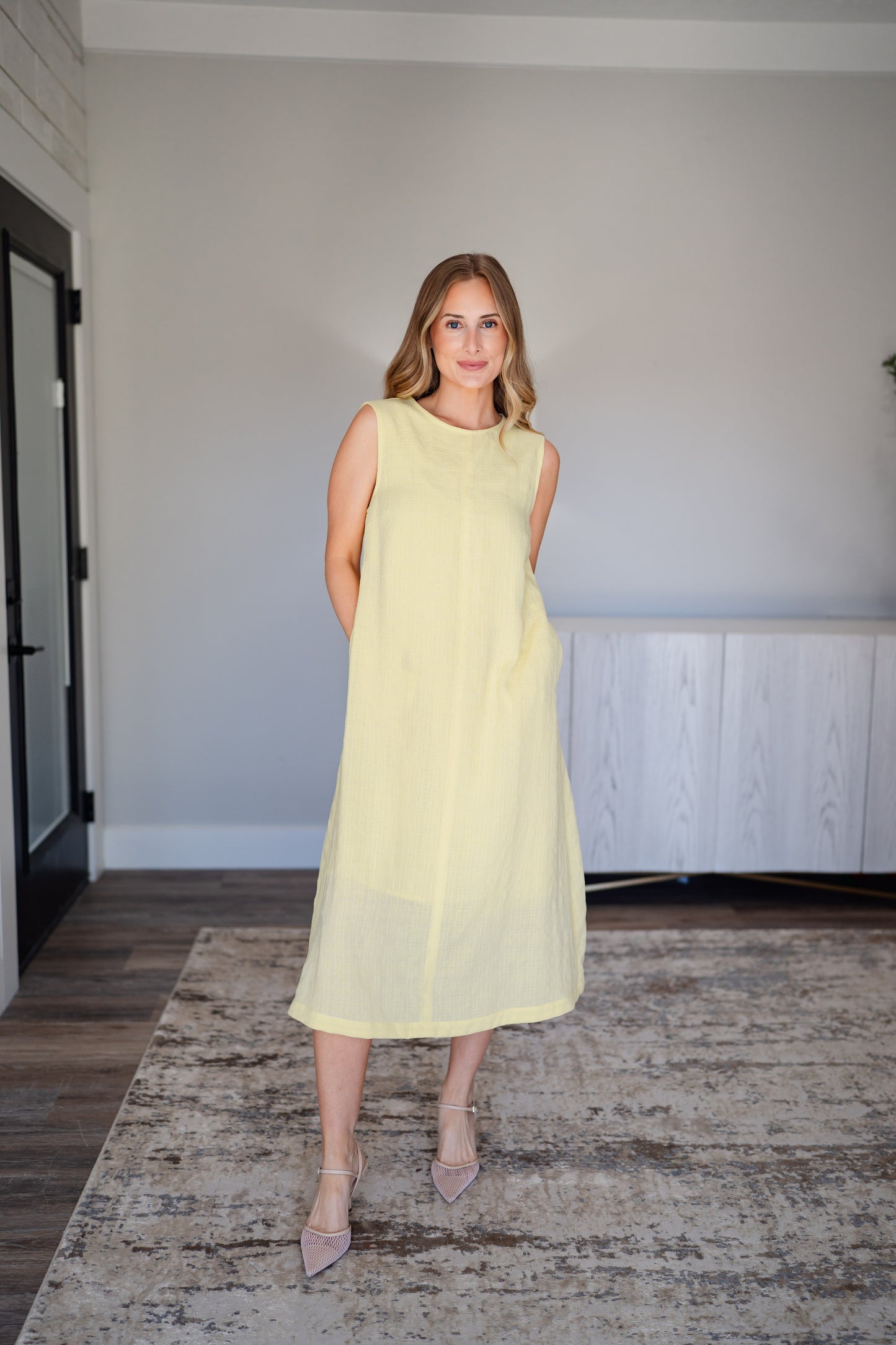 Butter Sleeveless Midi Dress