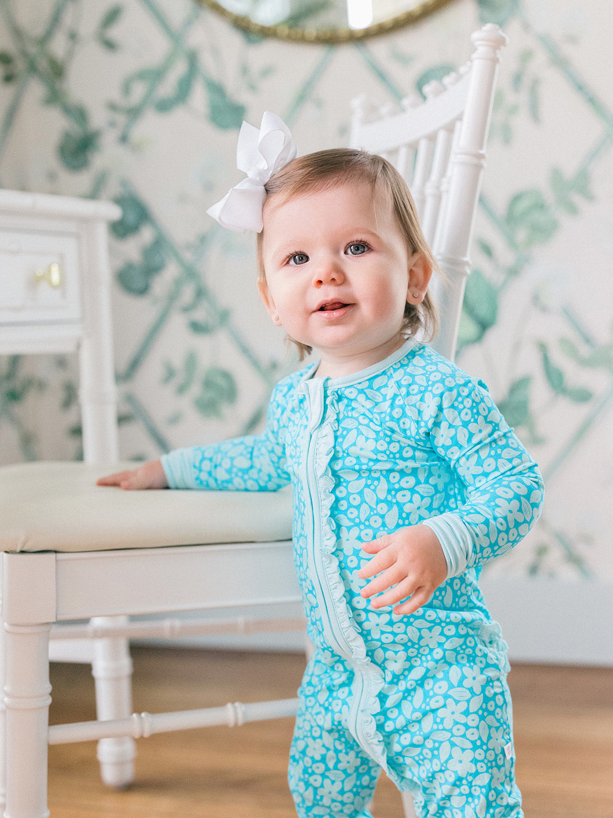 Poppy Kids Co Vivian Ruffle Romper