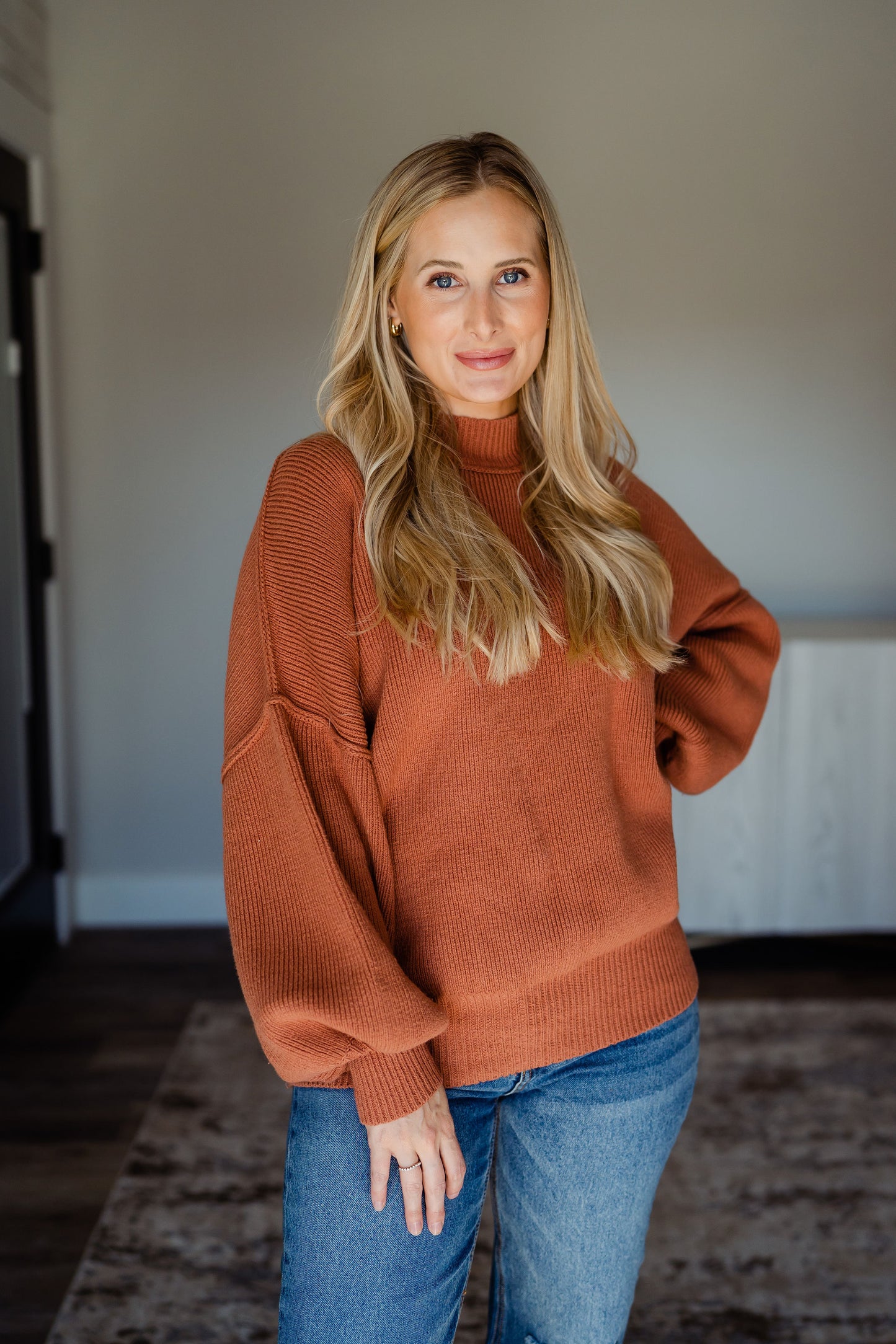 Marsala Oversized Sweater