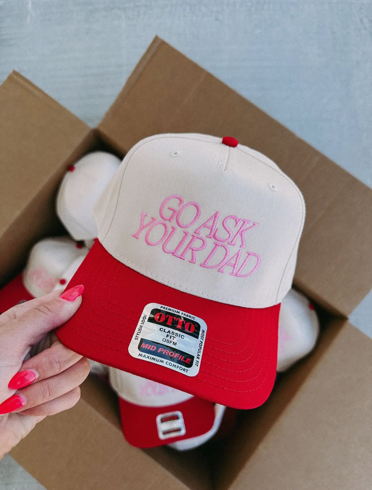 Go Ask Your Dad Trucker Hat