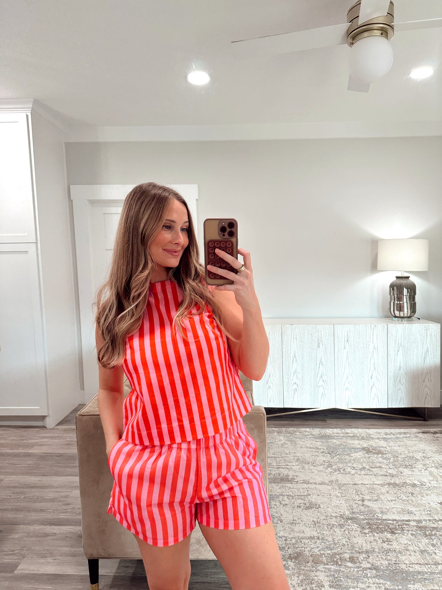 Punchy Striped Shorts