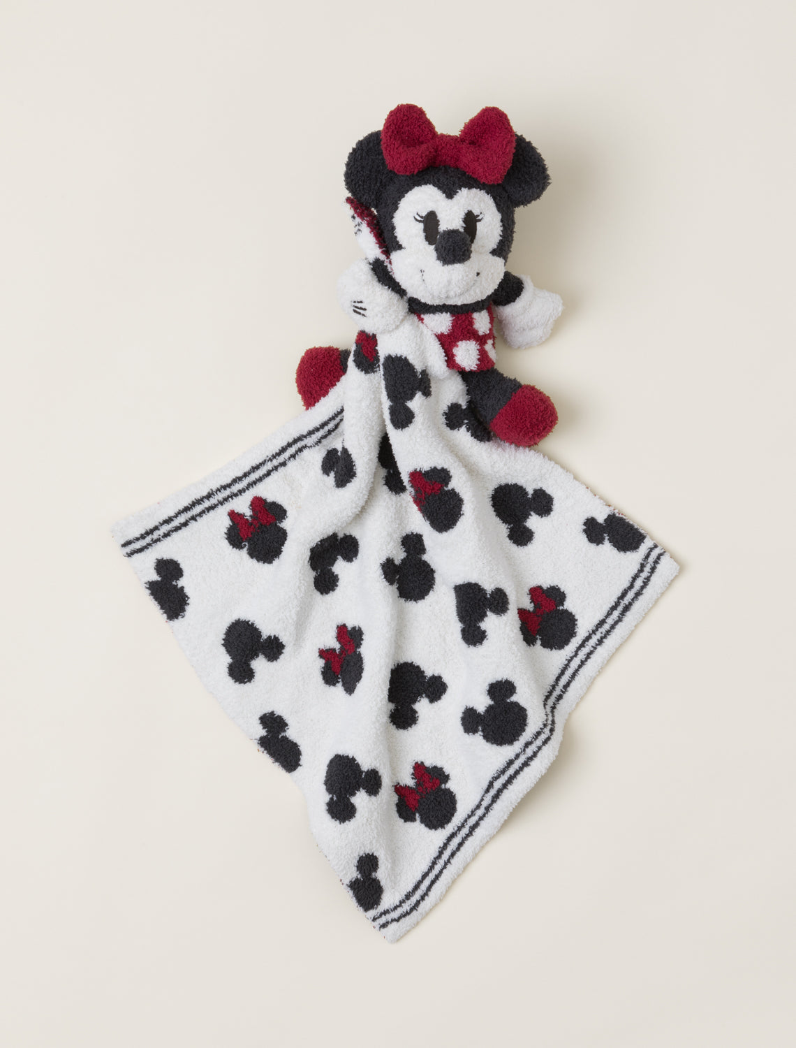 Barefoot Dreams CozyChic Disney Classic Minnie Mouse Blanket Lovey