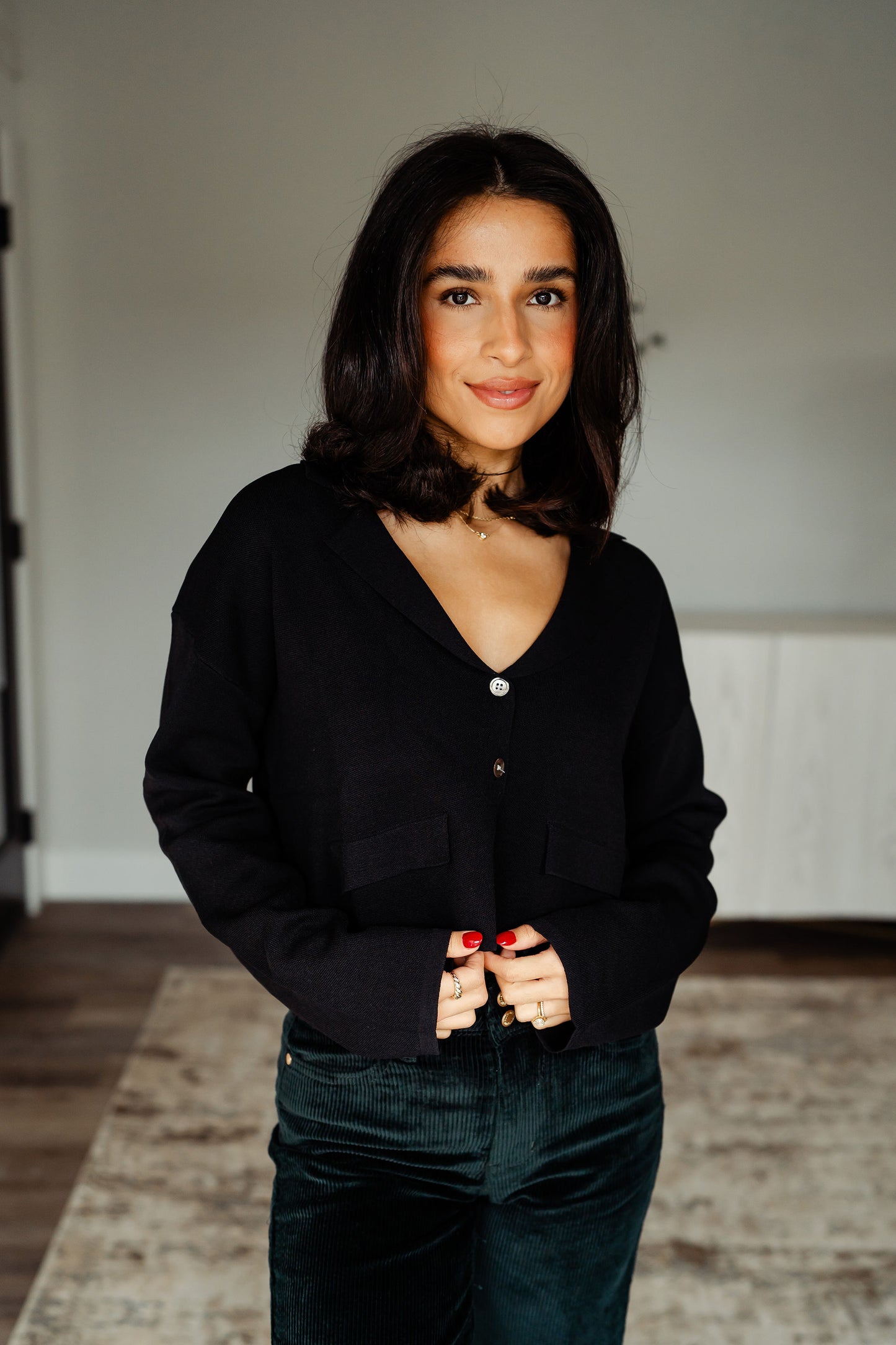 The Jada Collared Cardigan