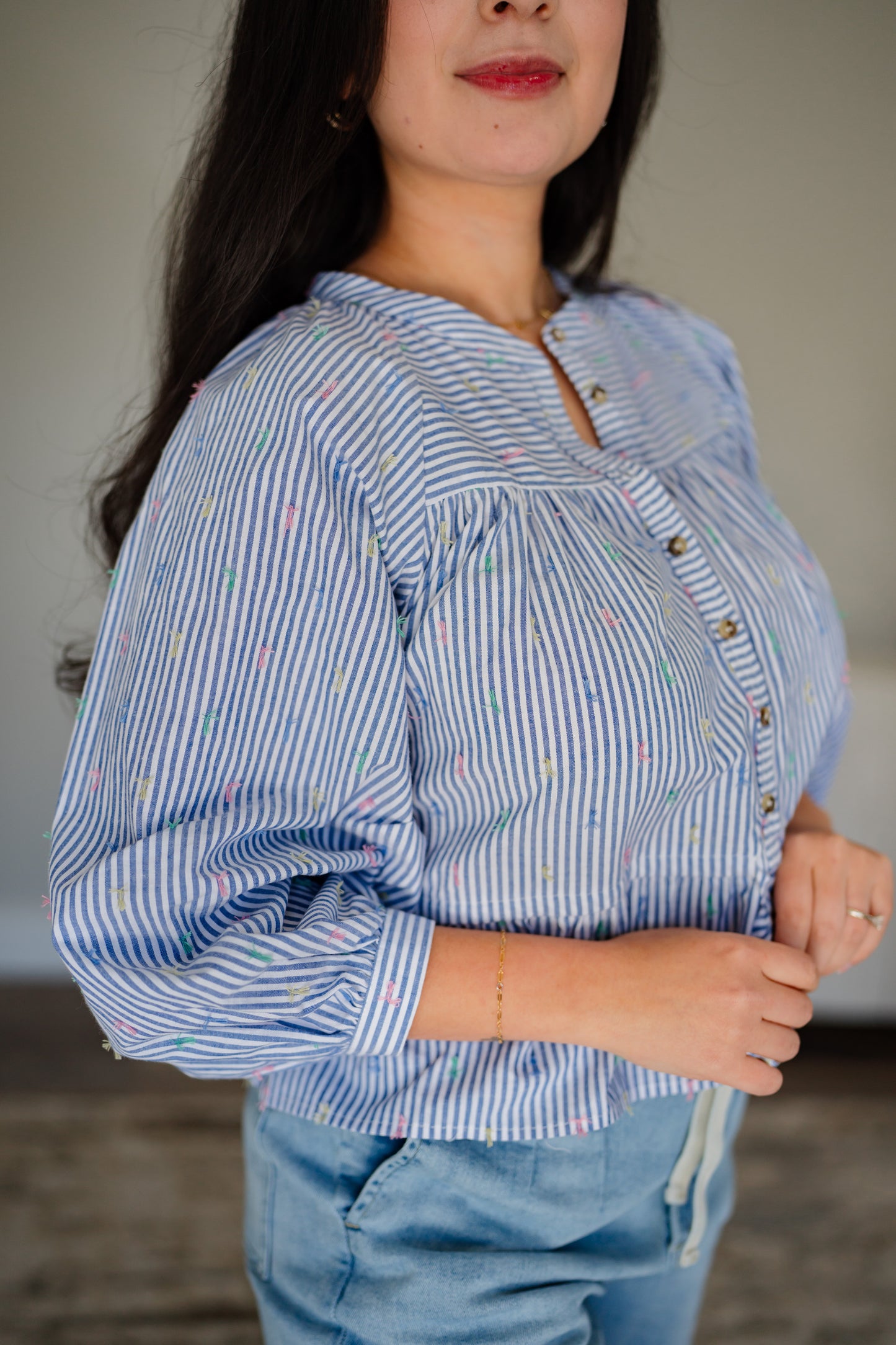 Confetti Emboidered Top