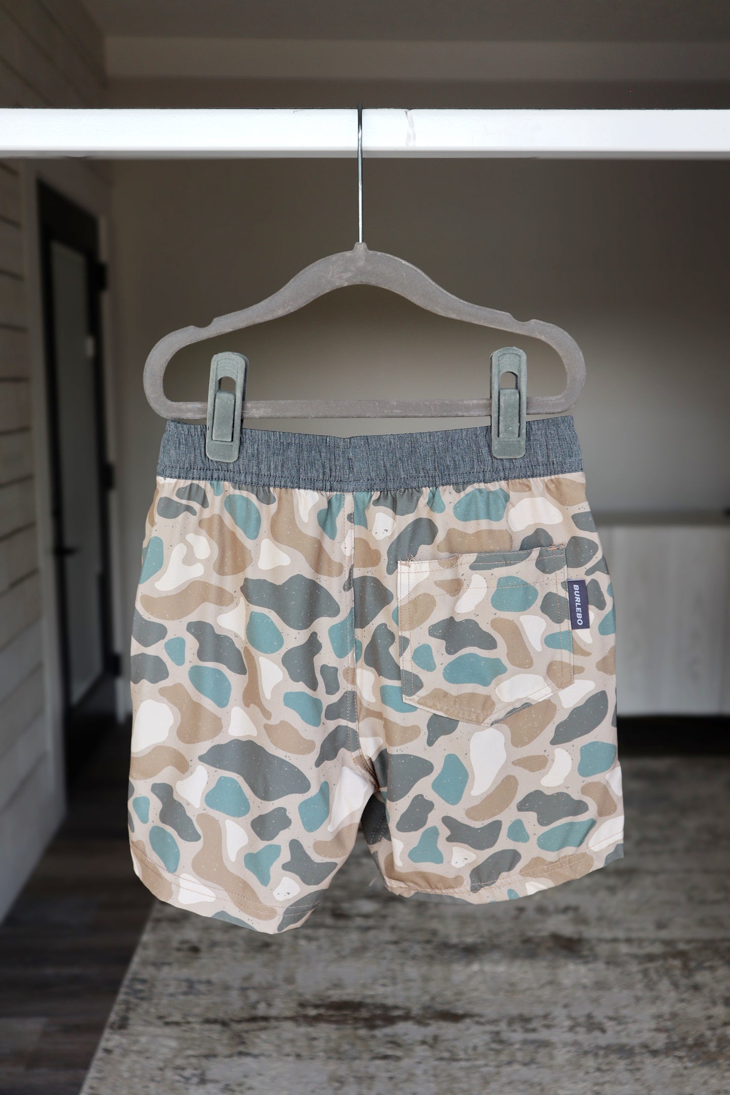 Boys Burlebo Athletic Shorts - Pintail Camo