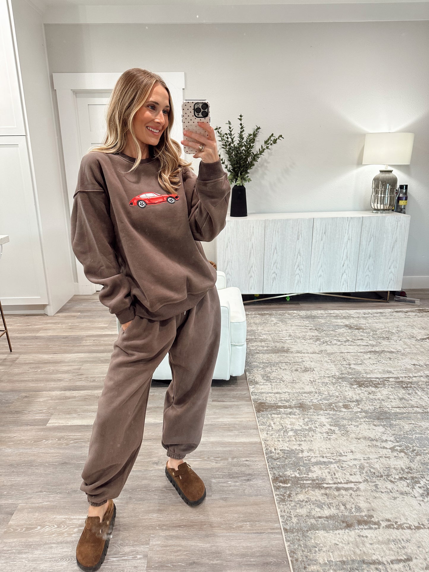 Cruiser Charcoal Brown Sweat Set