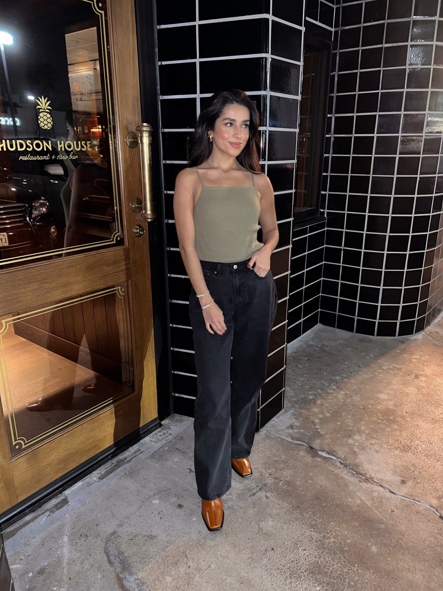 Zora Ribbed Sweater Tank