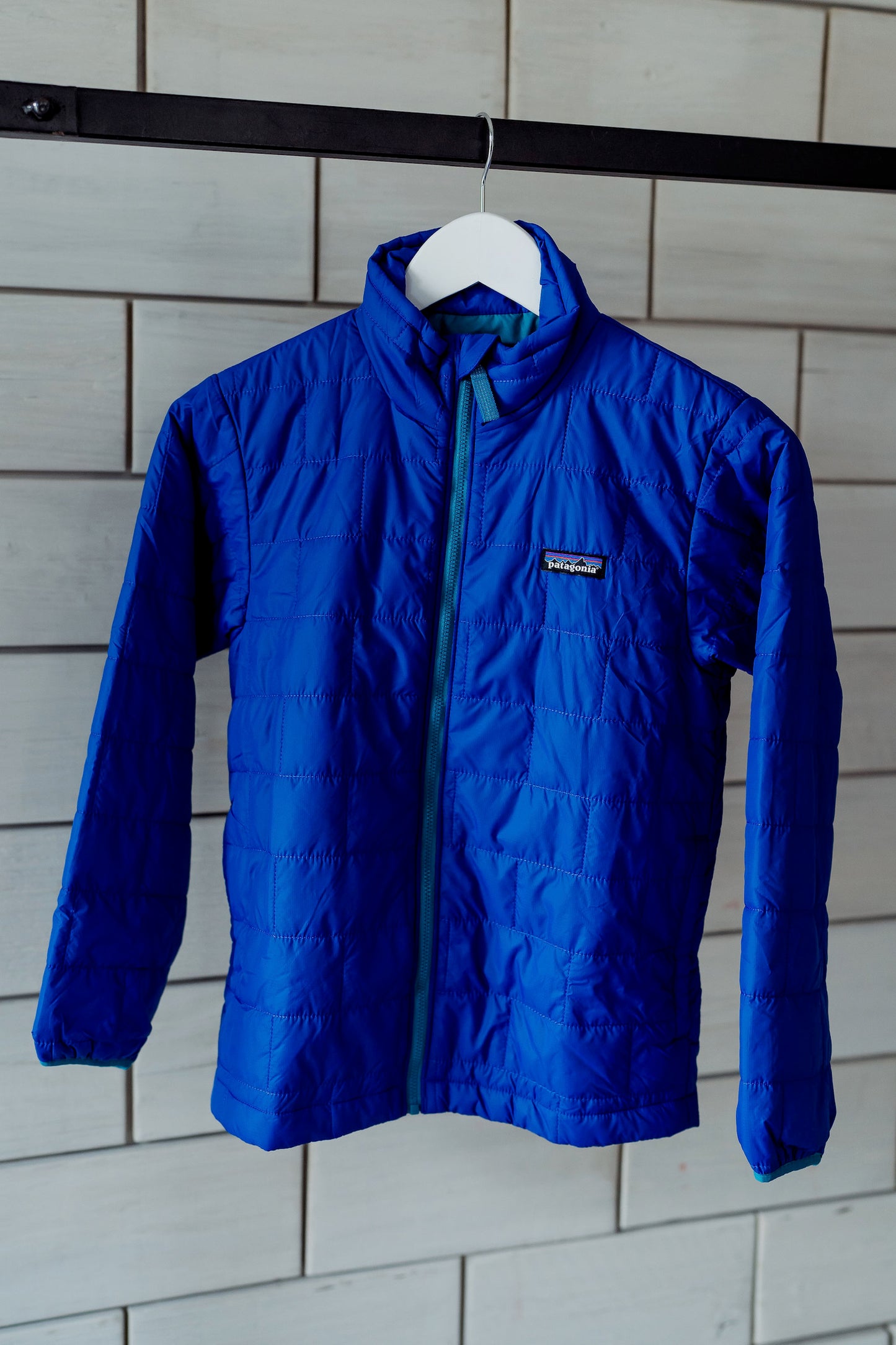 Kids Patagonia Nano Puff Brick Quilted Jacket