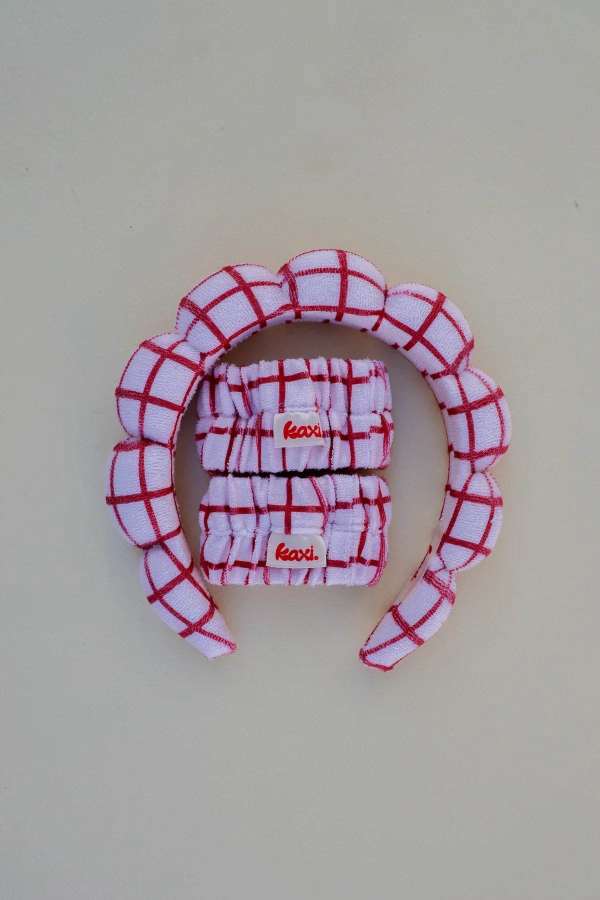 Kaxi GRWM Headband + Wristband Set