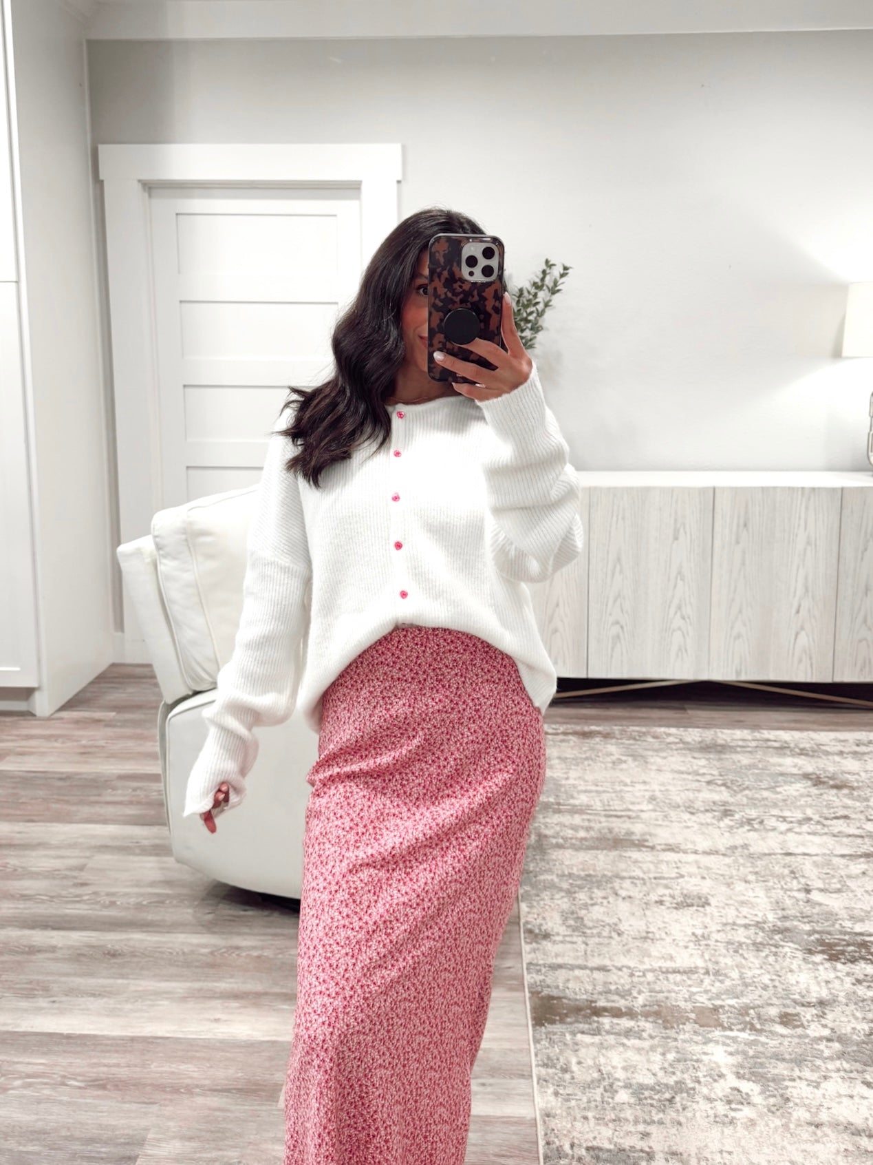 Cherry Blossom Maxi Skirt