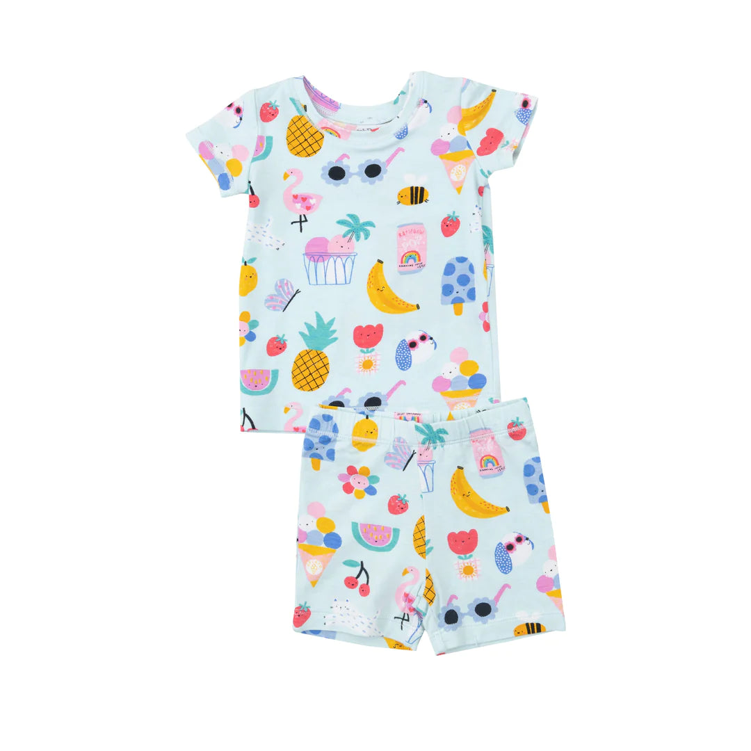 Angel Dear Ice Cream Giggles Short Loungewear Set