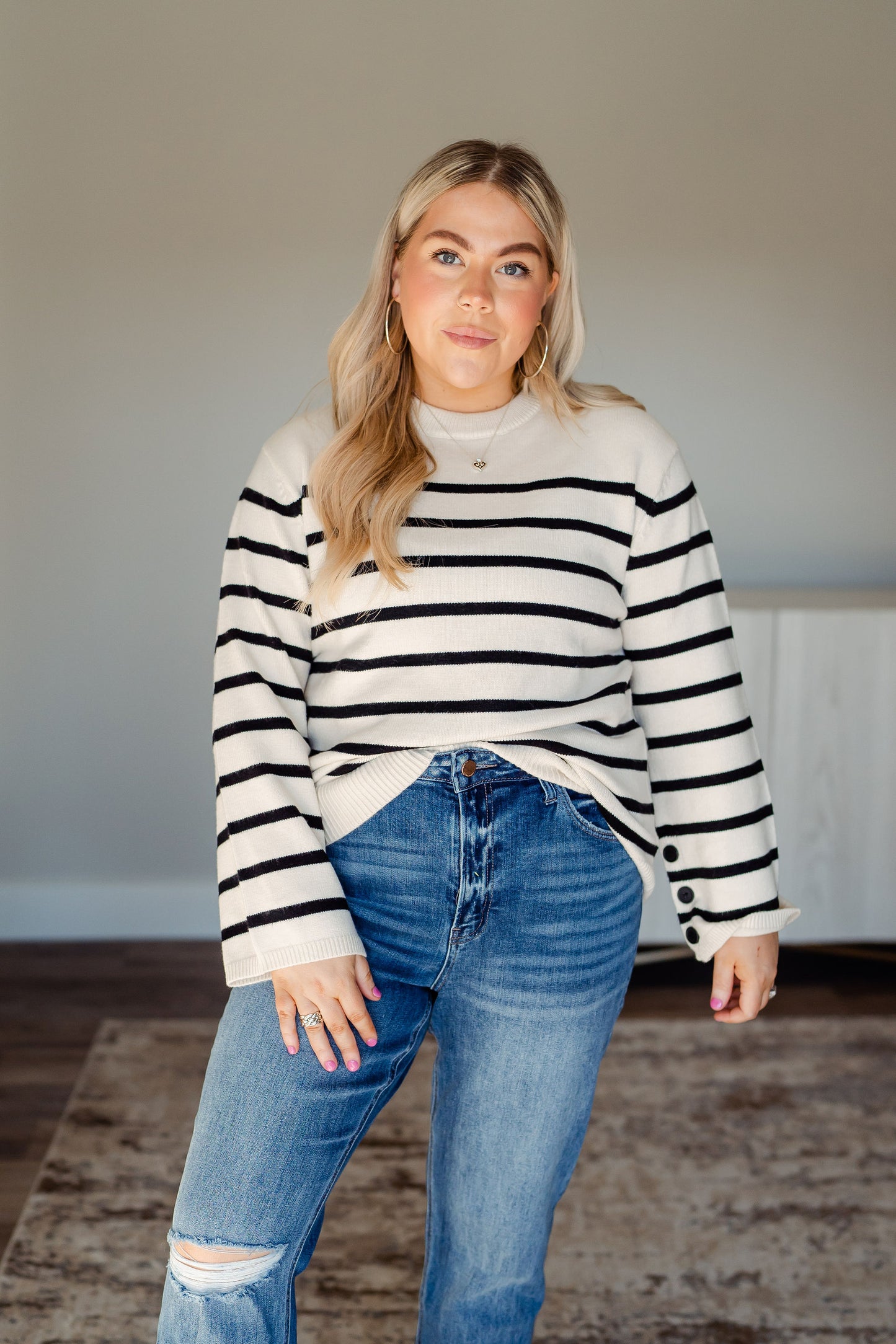 Bridgette Striped Sweater