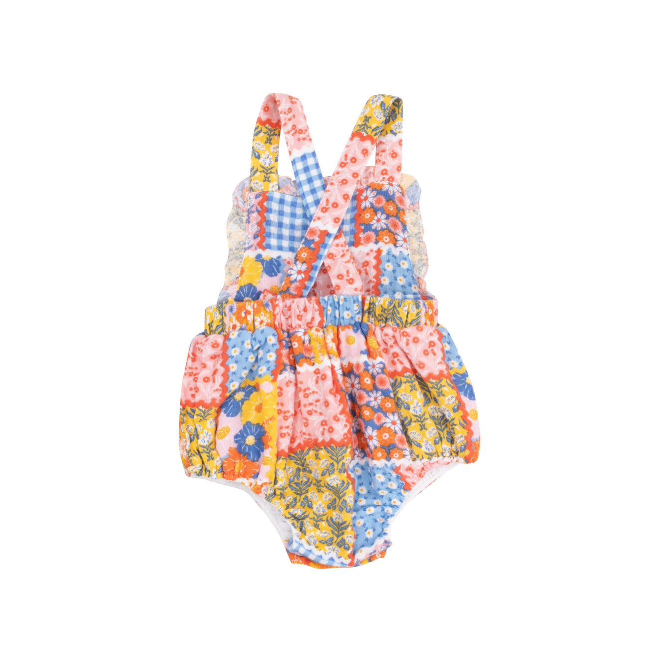 Angel Dear Ric-Rac Patchwork Ruffle Bubble