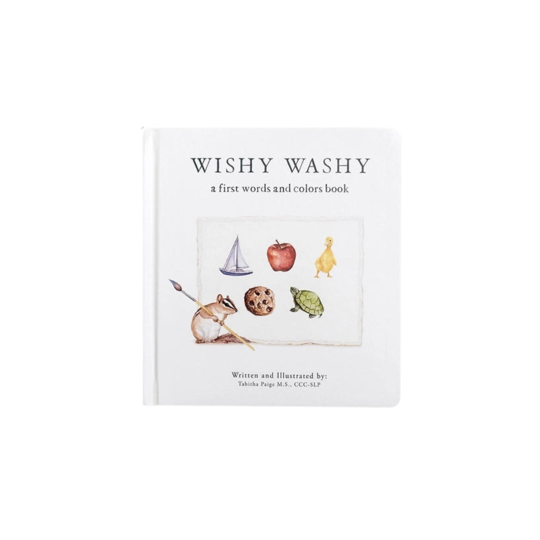 Wishy Washy: A Board Book of First Words and Colors