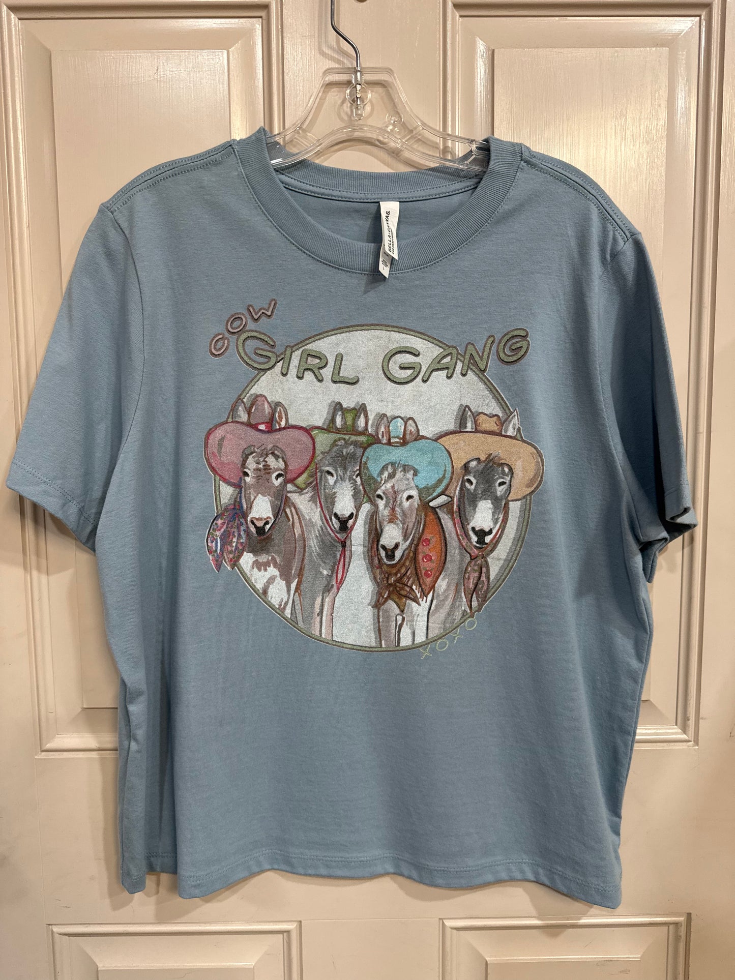 Cow Girl Gang cropped tee