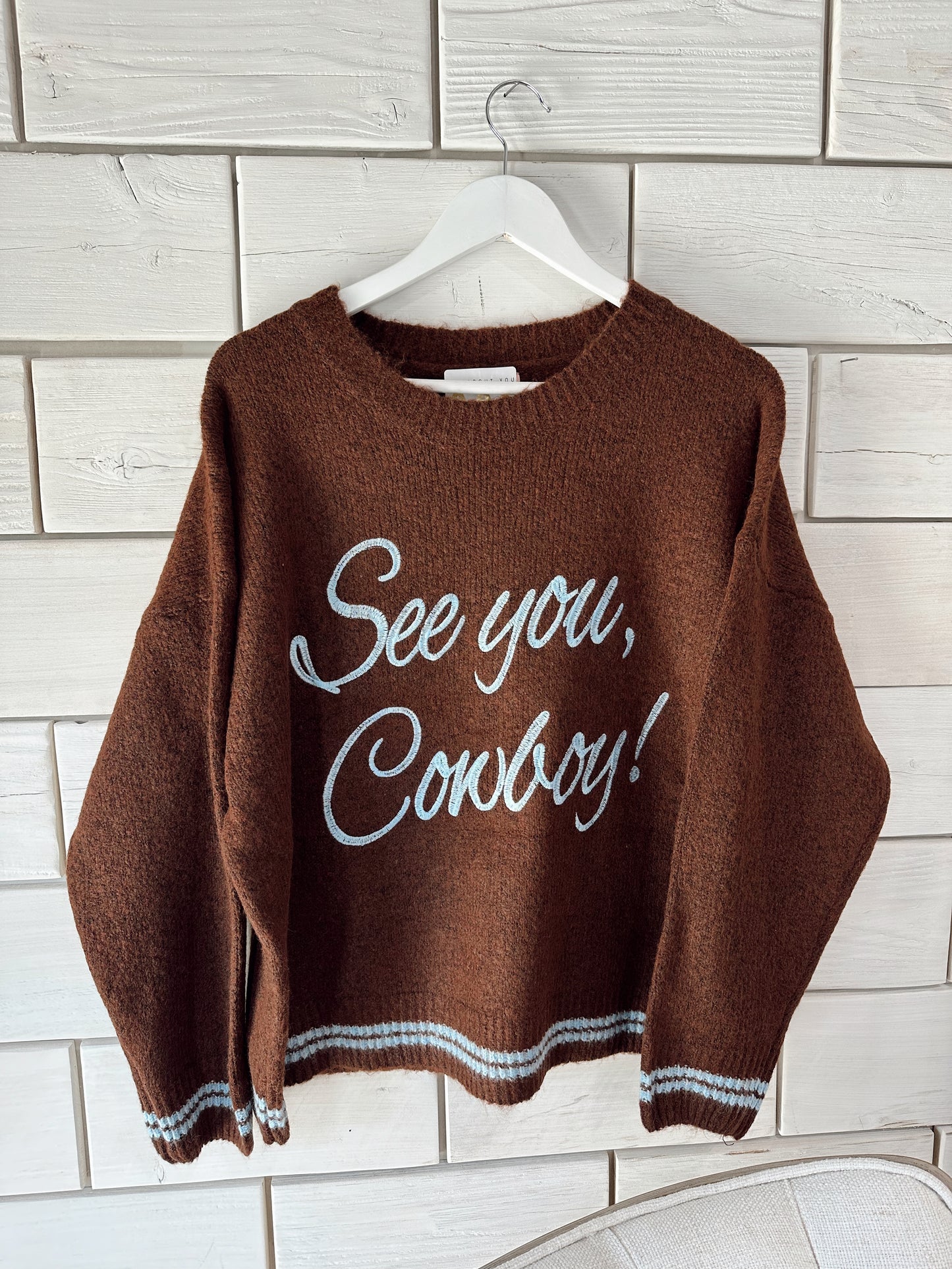 See You, Cowboy! Sweater