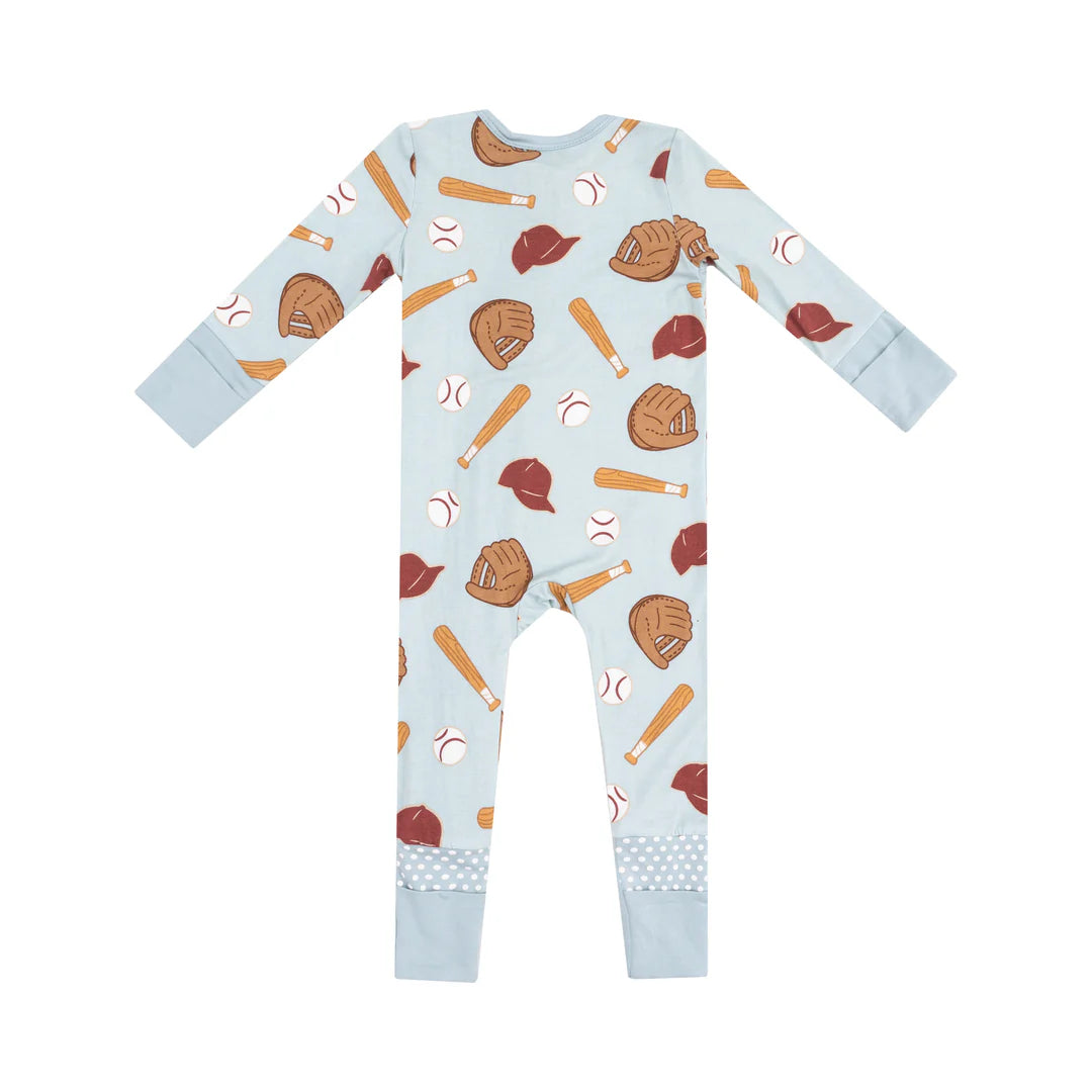 Angel Dear Baseball Zipper Romper