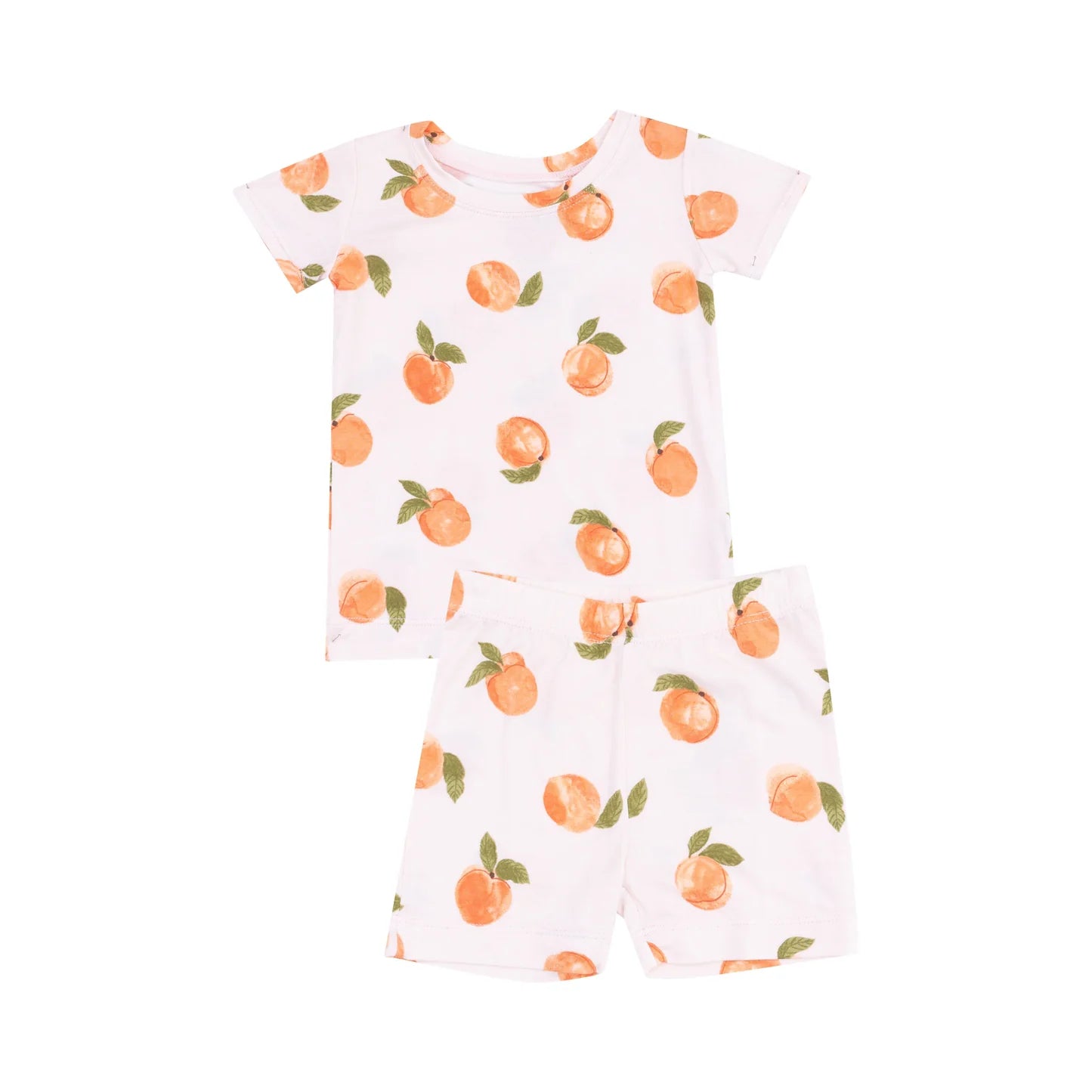 Angel Dear Watercolor Peaches Short Loungewear Set