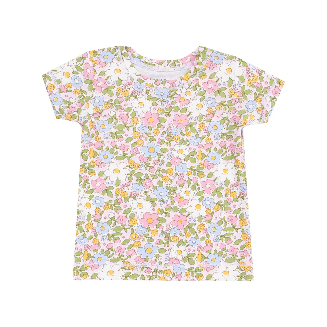 Angel Dear Bubbly Baby Calico Short Loungewear Set