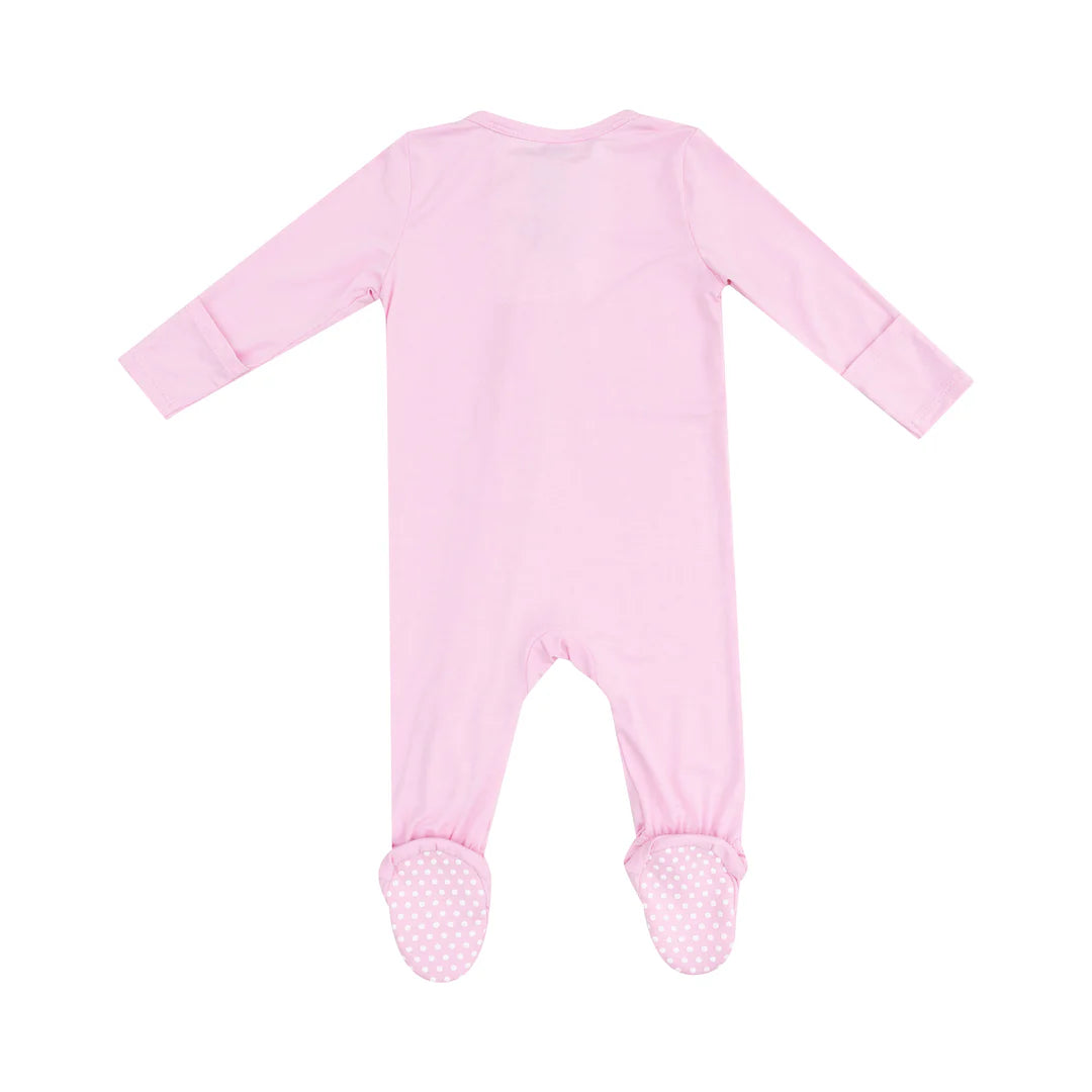 Angel Dear Solid Lilac Sachet Zipper Footie