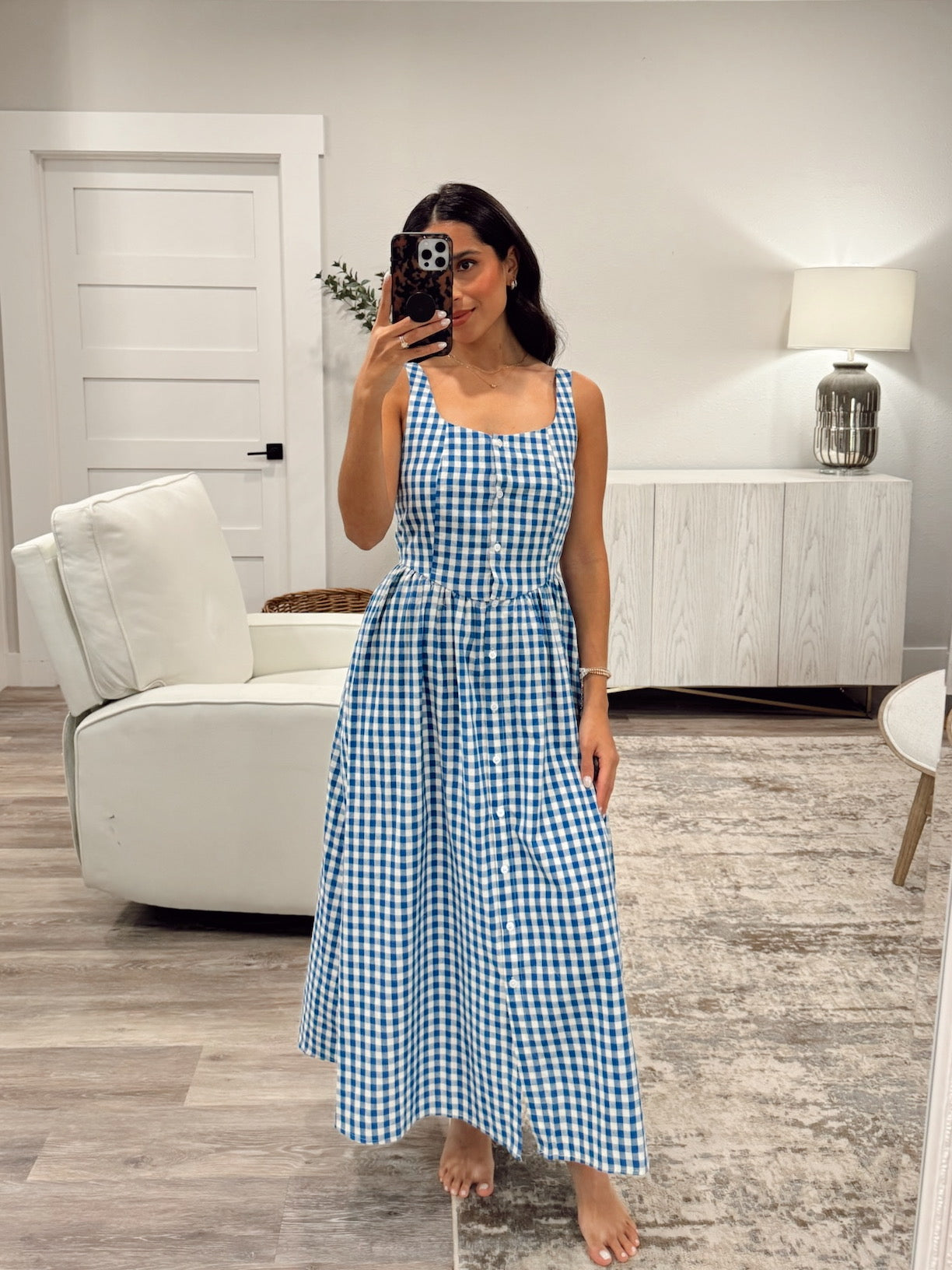 Archer Gingham Dress