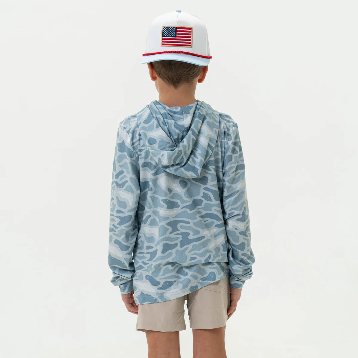 Toddler Burlebo Performance Hoodie - Seaside Camo