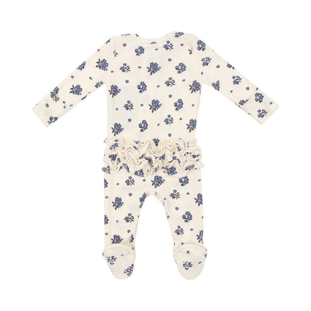 Angel Dear Petite Bouquets Ruffle Back Footie