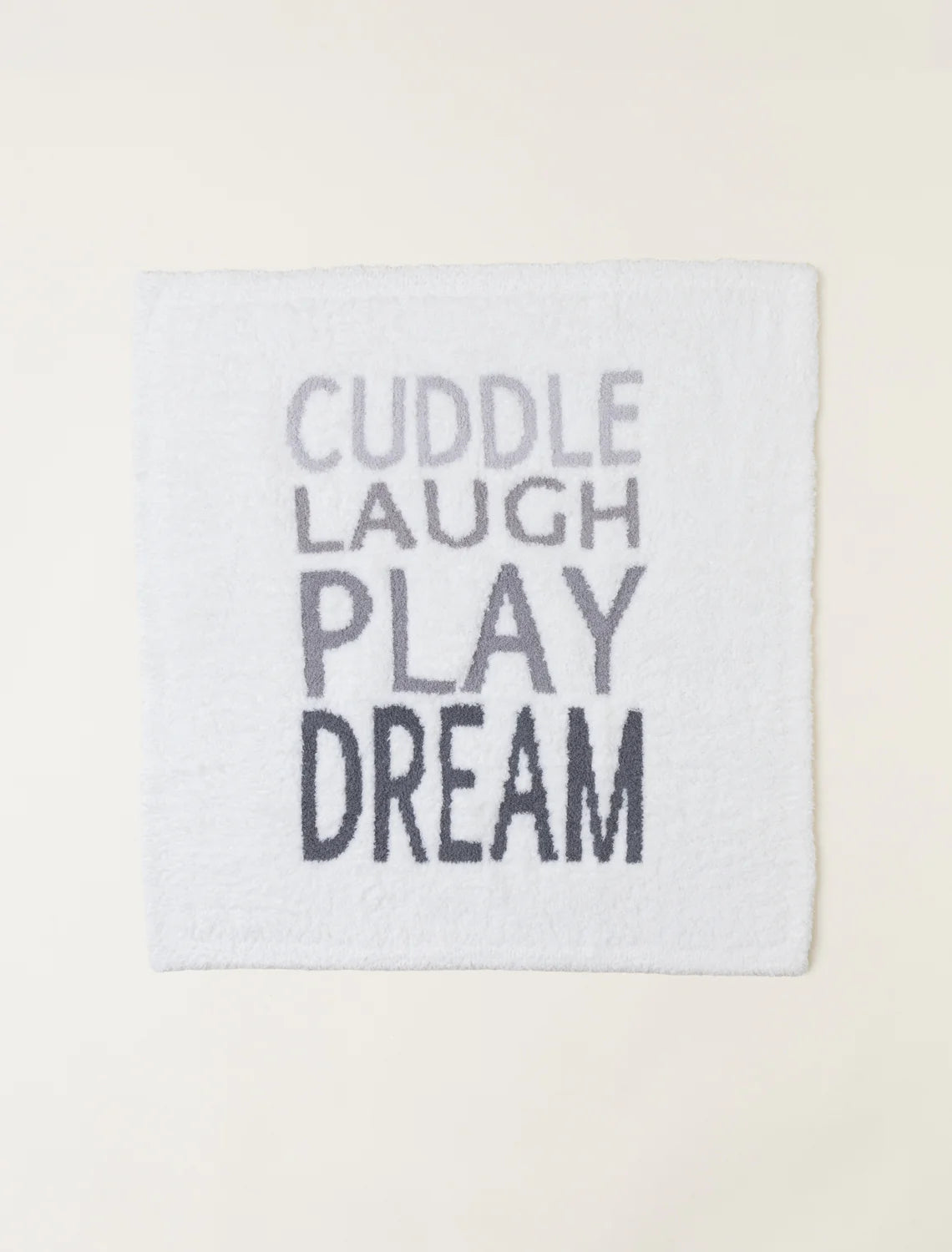 Barefoot Dreams CozyChic Cuddle Laugh Play Dream Stroller Blanket